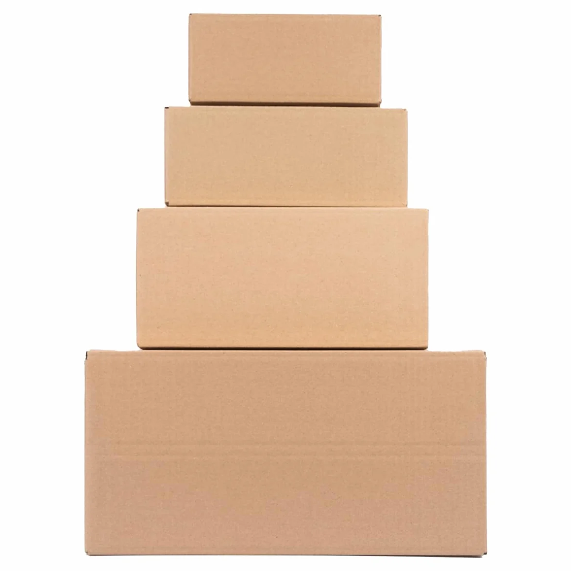 verpacking Scatole pieghevoli 200 x 200 x 200 mm KK 07 Marrone [Dimensione e quantità selezionabili] 1 onda medie scatole 25 pezzi