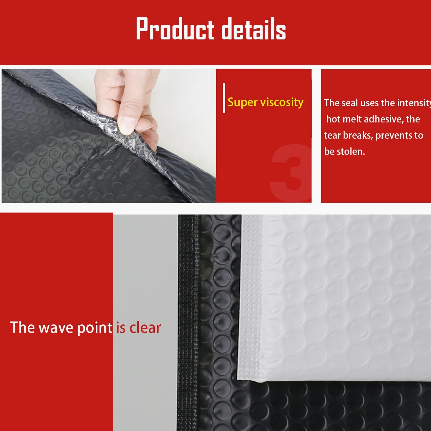 Buste imbottite blu KAIXILU Mailer L33 x W25 pollici - 25 pezzi per imballaggio buste postali borsa per spedizione Confezione all'ingrosso pacchetto autosigillante imballaggio per posta forniture