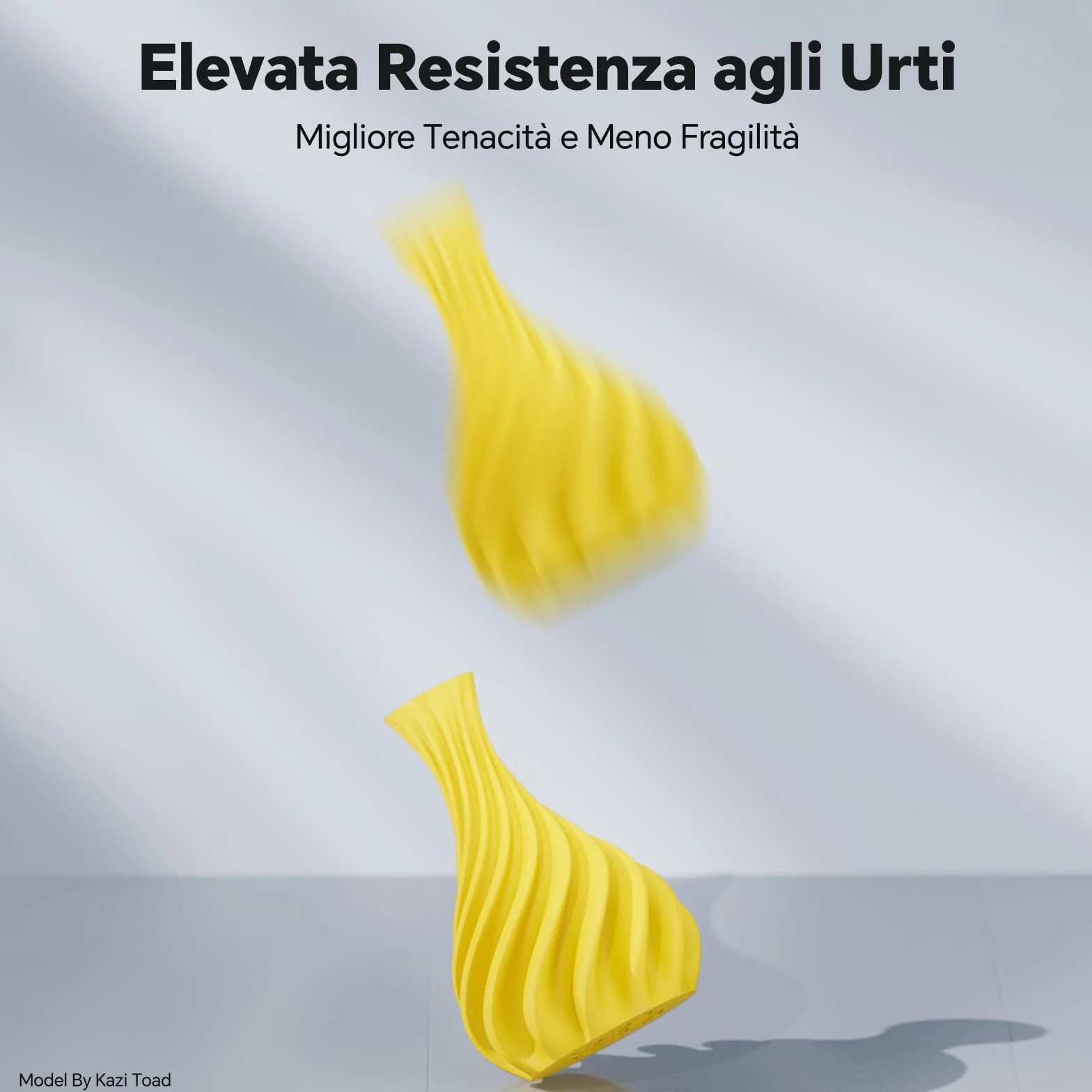 DEEPLEE Filamento PETG Rapido 1.75 mm 1 kg Trasparente Alta Resistenza agli Urti per Stampanti 3D FDM