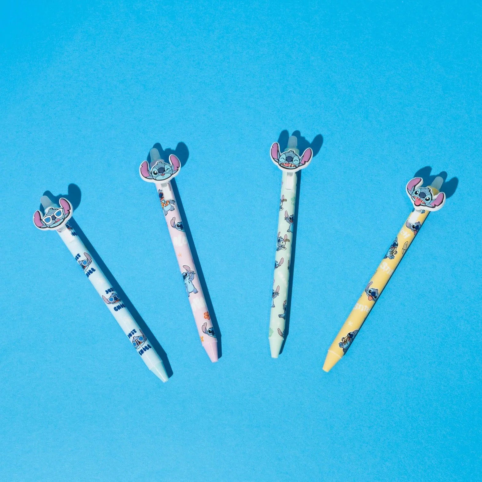 Grupo Erik Set Cancelleria 4 Penne Gel Blu a Scatto Stitch