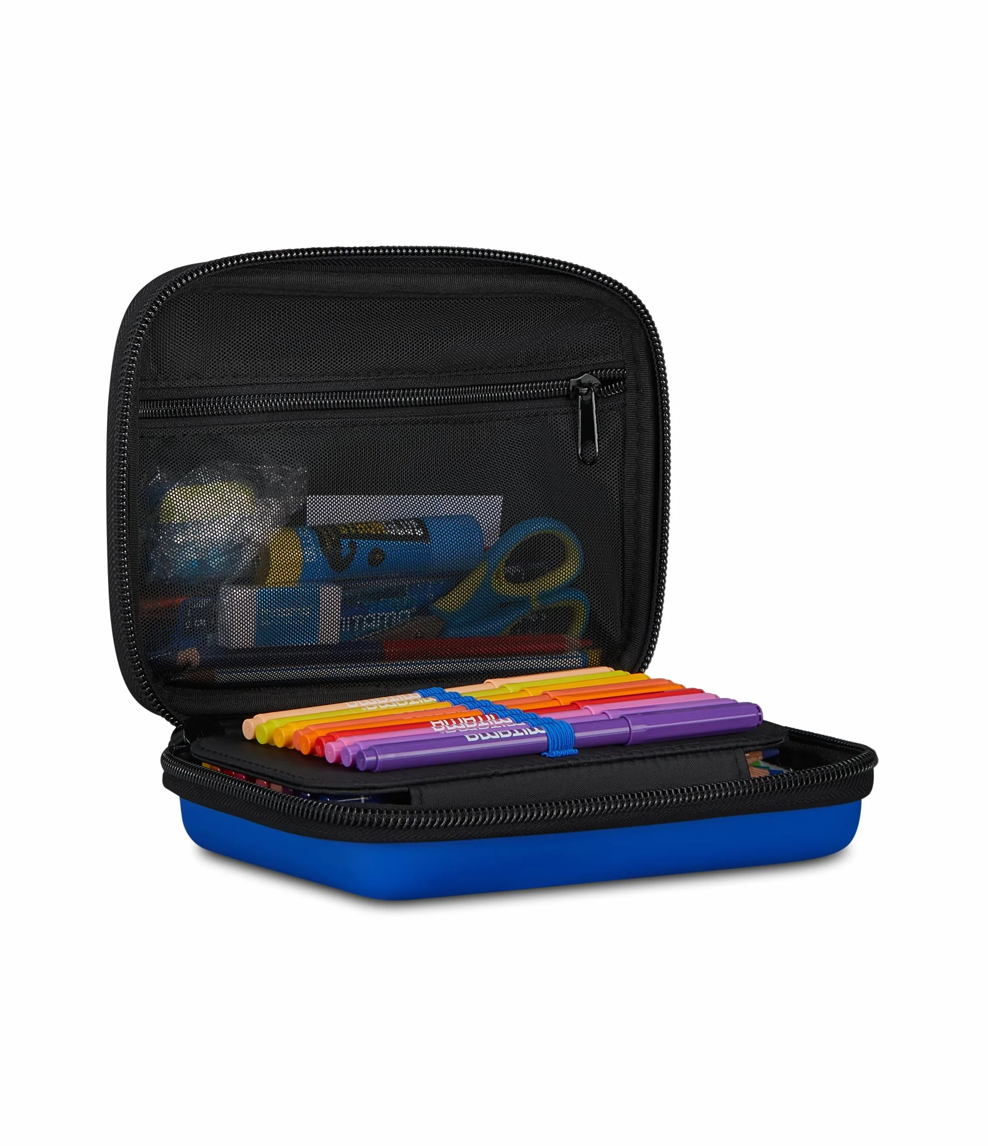 Seven Astuccio Scuola Quick Case 3D Inter, Blu, Astuccio con scocca 3D, Apertura con zip, Accessori Zaino, Scuola elementare e media, Bambini e ragazzi, Calcio, Prodotto ufficiale