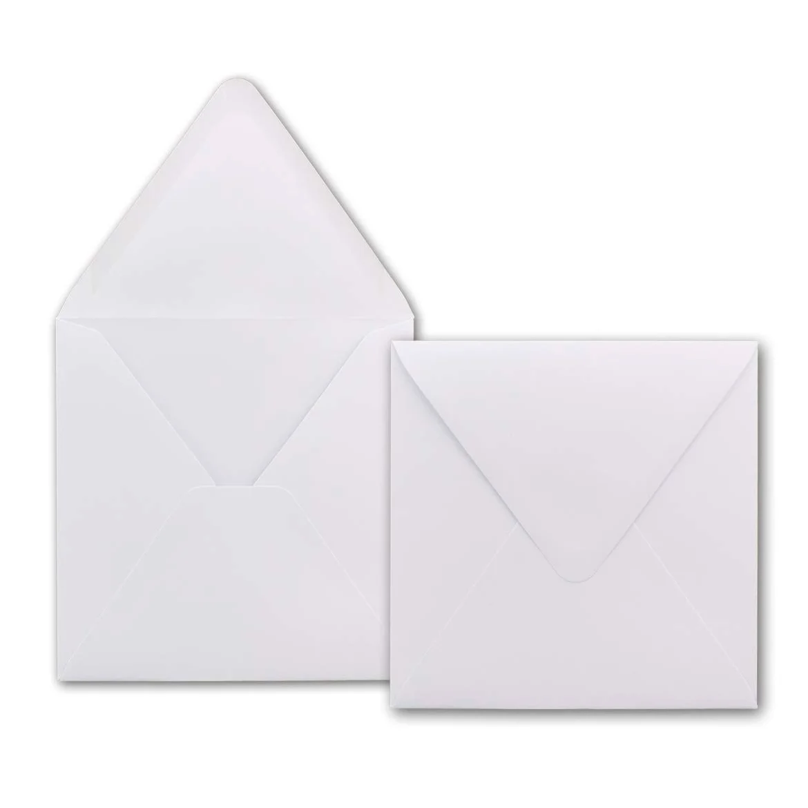 Glüxx-Agent - 500 buste quadrate, 15 x 15 cm, 120 g/m², con incollaggio a umido, senza finestra, ideali per Natale, biglietti di auguri