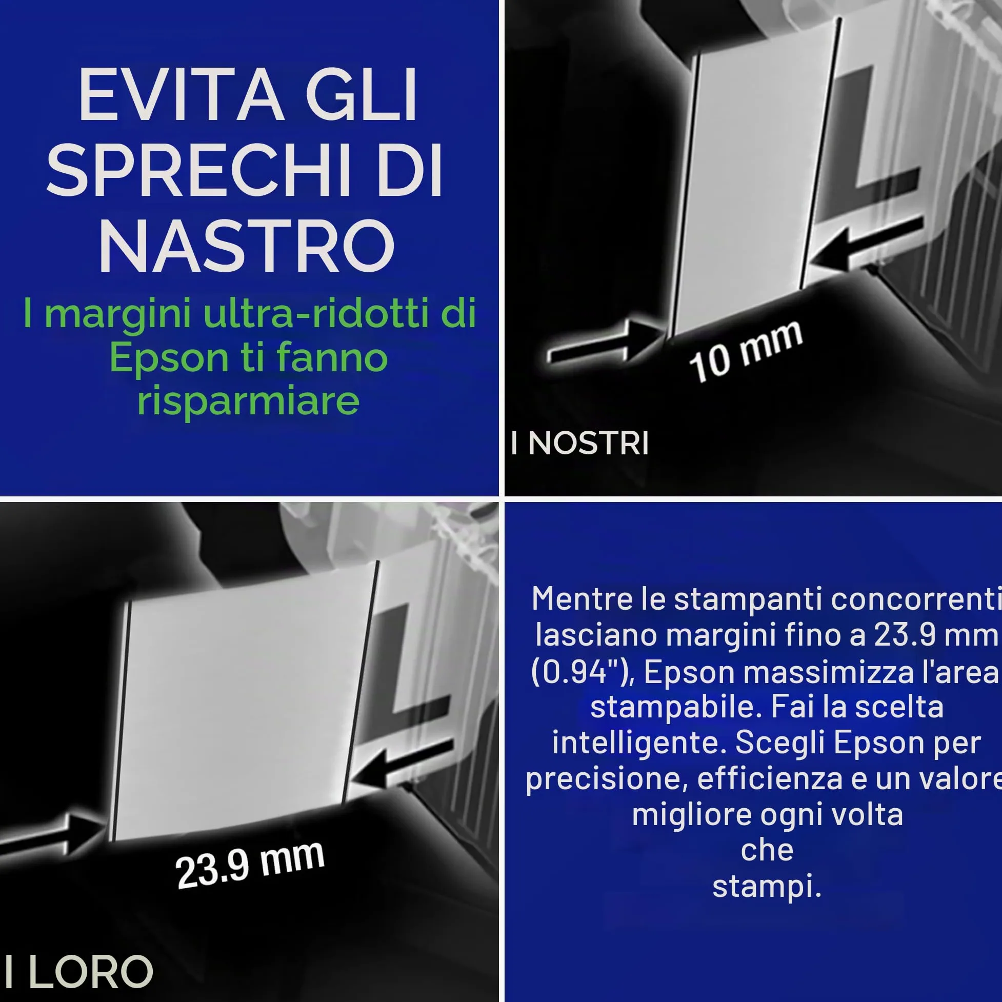LABELWORKS Epson LW-PX300 Etichettatrice industriale per ufficio, compatibile con adesivi, magneti e tubi termoretraibili, design portatile, etichettatrice e nastro