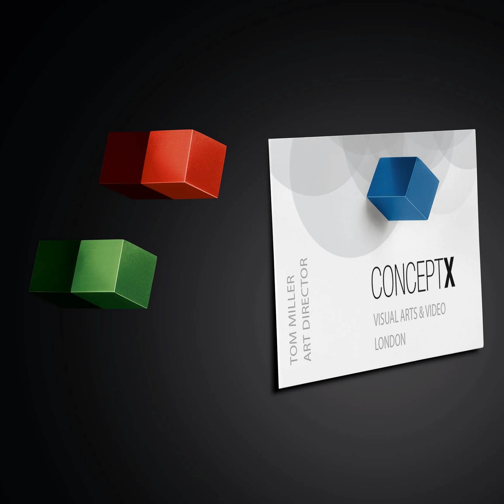 SIGEL Magneti SuperDym 1,10 x 1,10 cm | BA725, confezione da 3, cubici, neodimio N42, blu/rosso/verde