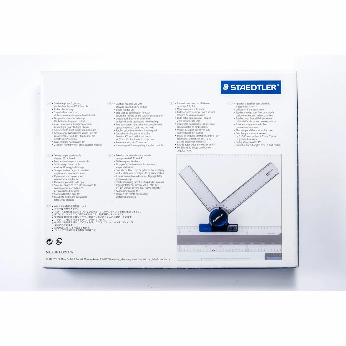Staedtler Tecnigrafo Per Tavolo, ‎Trasparente