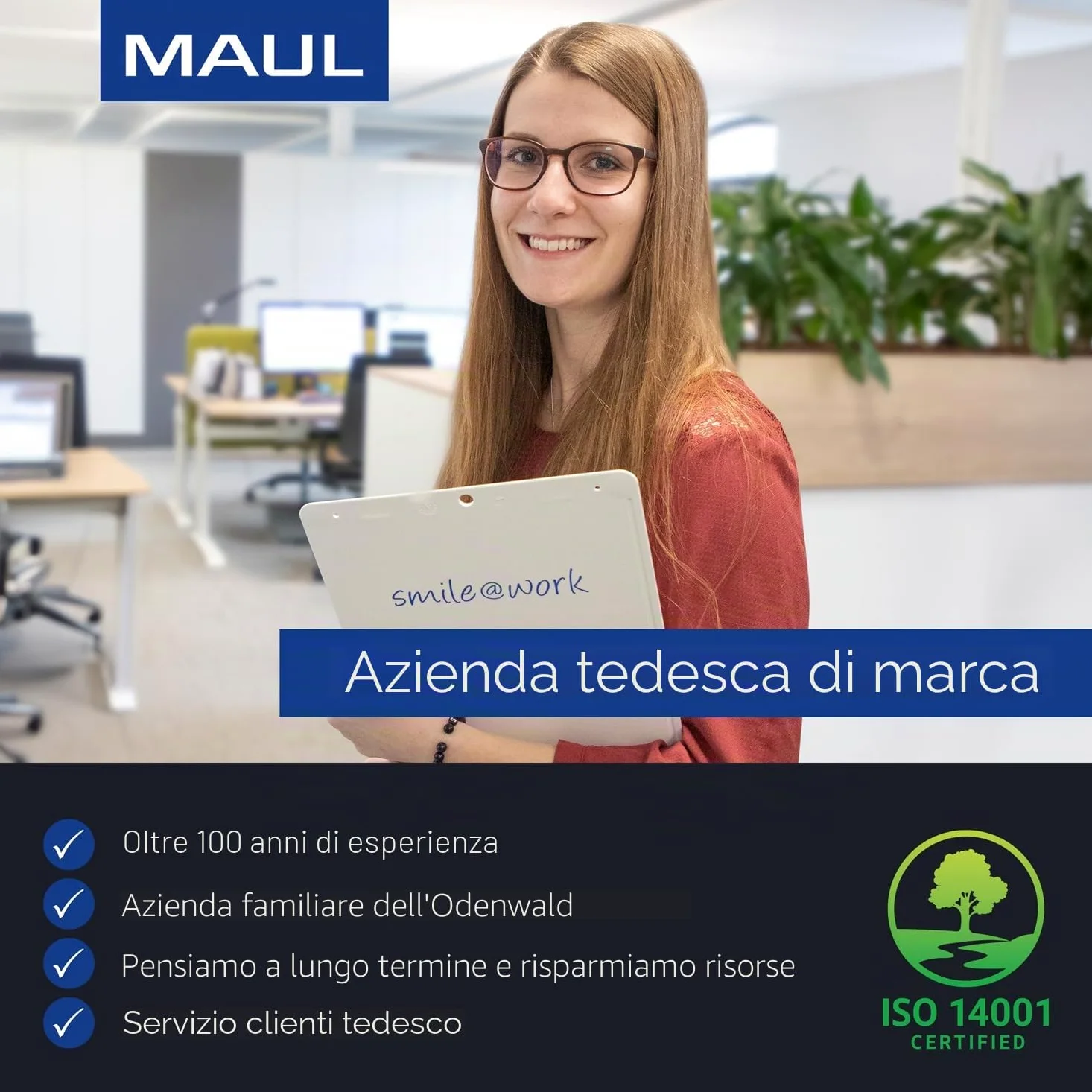 MAUL Apribuste elettrico nero cordless con batterie incluse | subito pronto all'uso, apertura rapida della posta, impugnatura pratica, lama in acciaio inox, corpo robusto