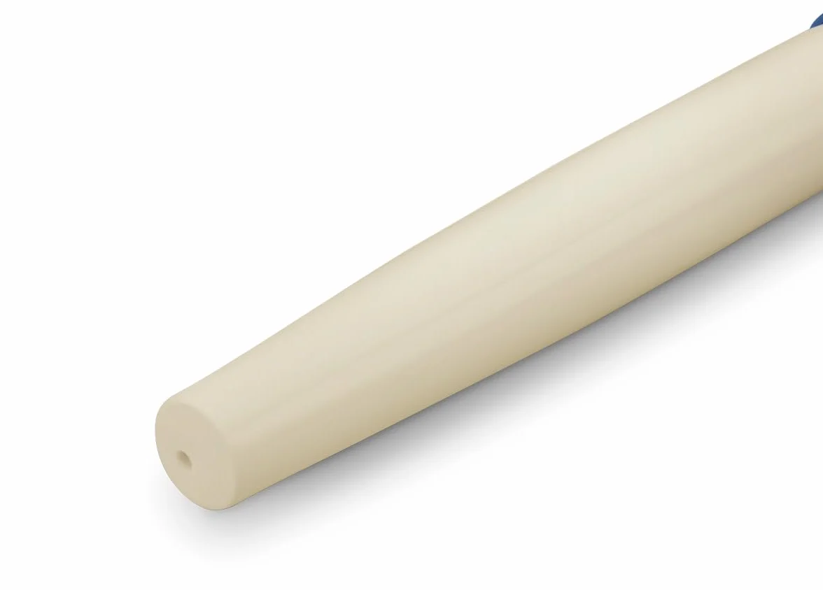 Kaweco STUDENT 50's Rock I - Penna stilografica Premium per cartucce d'inchiostro con pennino in acciaio di alta qualità, colore blu e crema, 16 cm, larghezza penna: EF (extra fine)