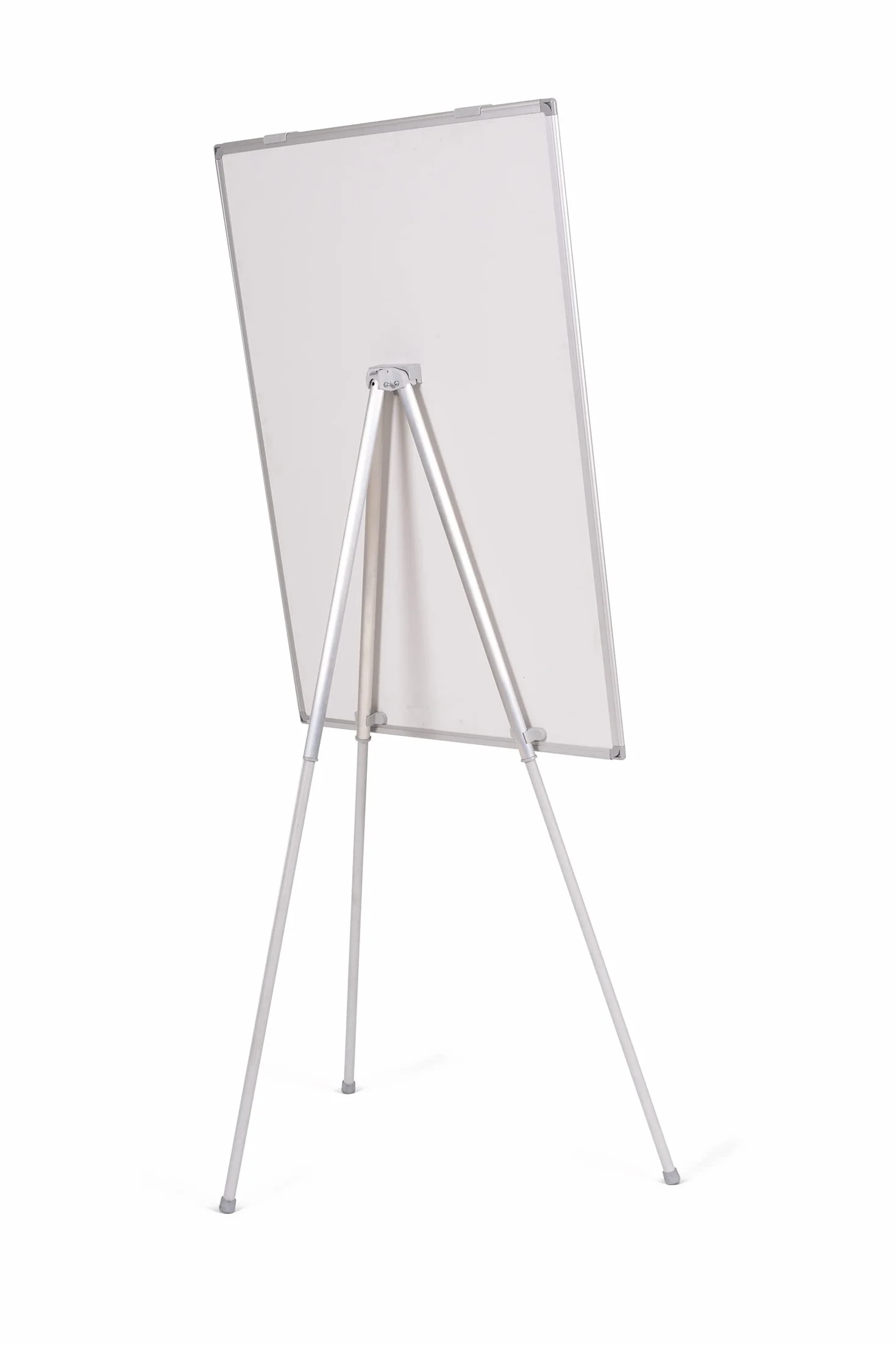 Lavagna Portablocco Magnetico Grigia, Lavagna A Fogli Mobili Treppiede Economico, Cornice in Aluminio Anodizzato, Dimensioni Pannello Euro - 700 x 1000 mm
