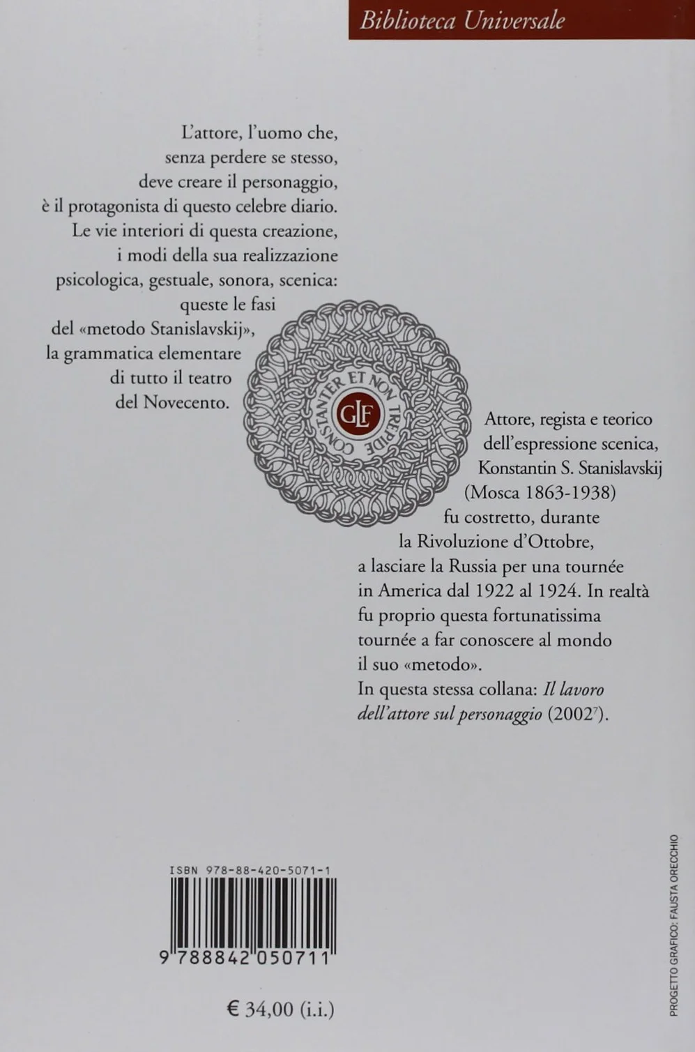 Il lavoro dell'attore su se stesso