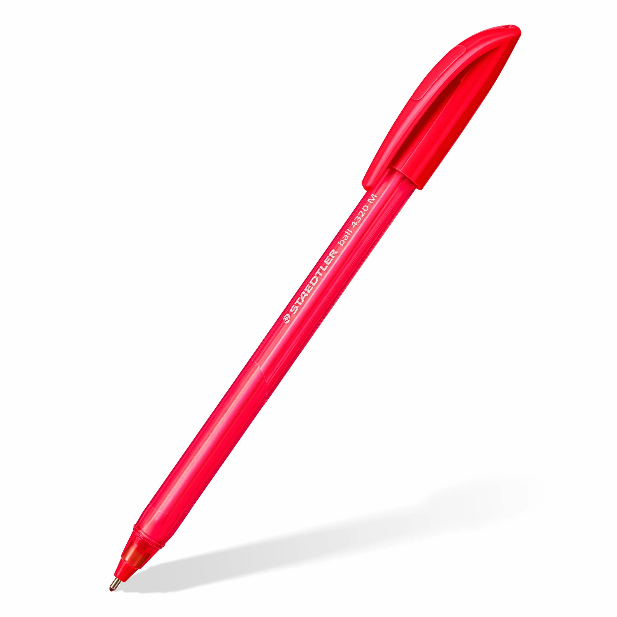 STAEDTLER 4320 M-2 Stick Rainbow Penna a Sfera 10 Pezzi Rosso