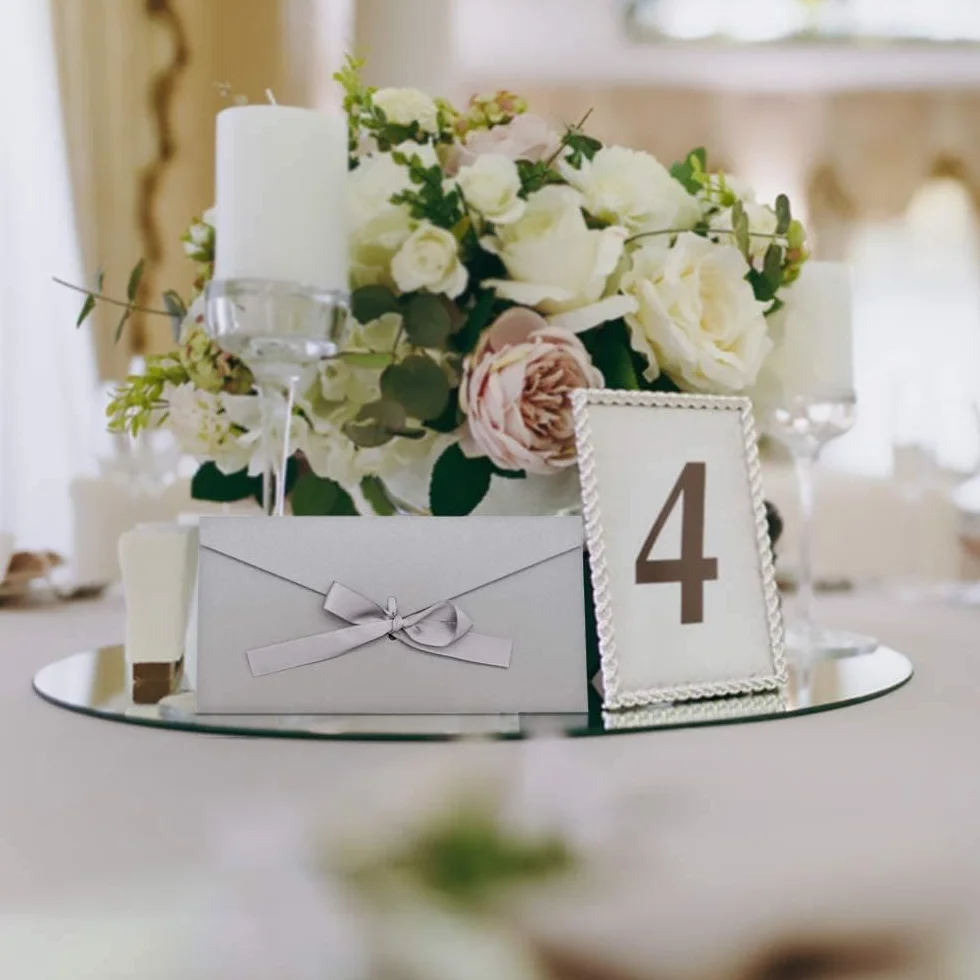 Buste di Carta Kraft Retrò 22x11cm 24 Pezzi 12 Colori per Inviti Matrimonio