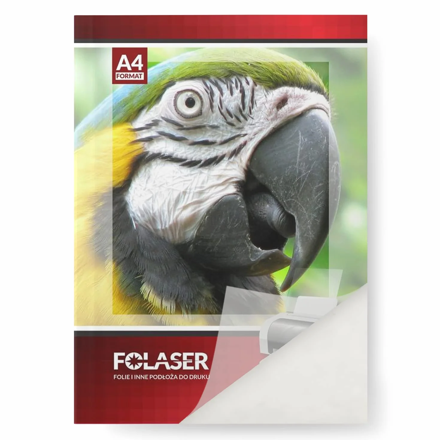 Folaser Netuno 10 arkuszy folii samoprzylepnej A4 21x29,7 cm matowej do drukarek laserowych