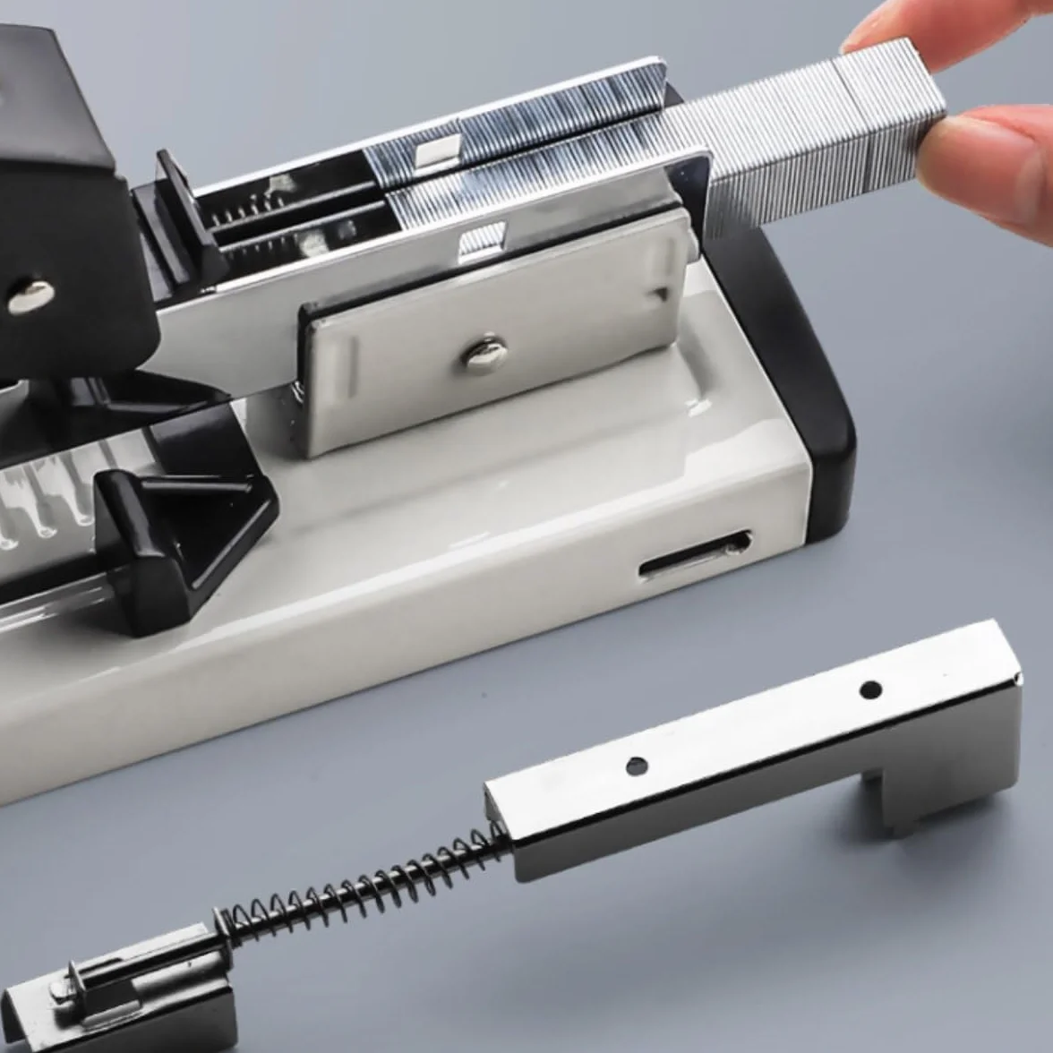 Cucitrice Da Scrivania Cucitrice Resistente For Risparmiare Manodopera For Uso Ufficio, Cucitrice Grande Addensata For Studenti, Rilegatura Con Punti Metallici, Multifunzionale Spillatrici Per Ufficio