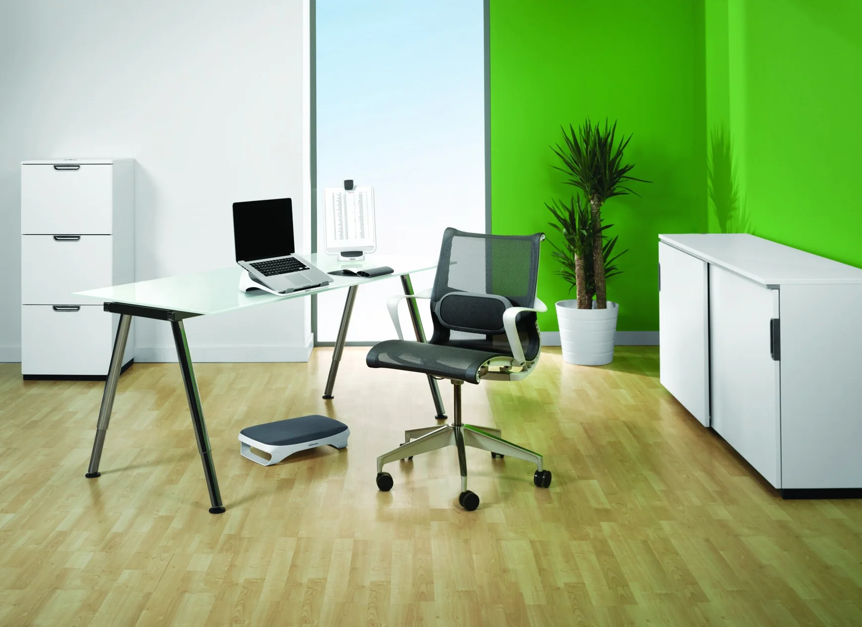Fellowes Leggio Reggidocumenti I-SPIRE Series, Bianco