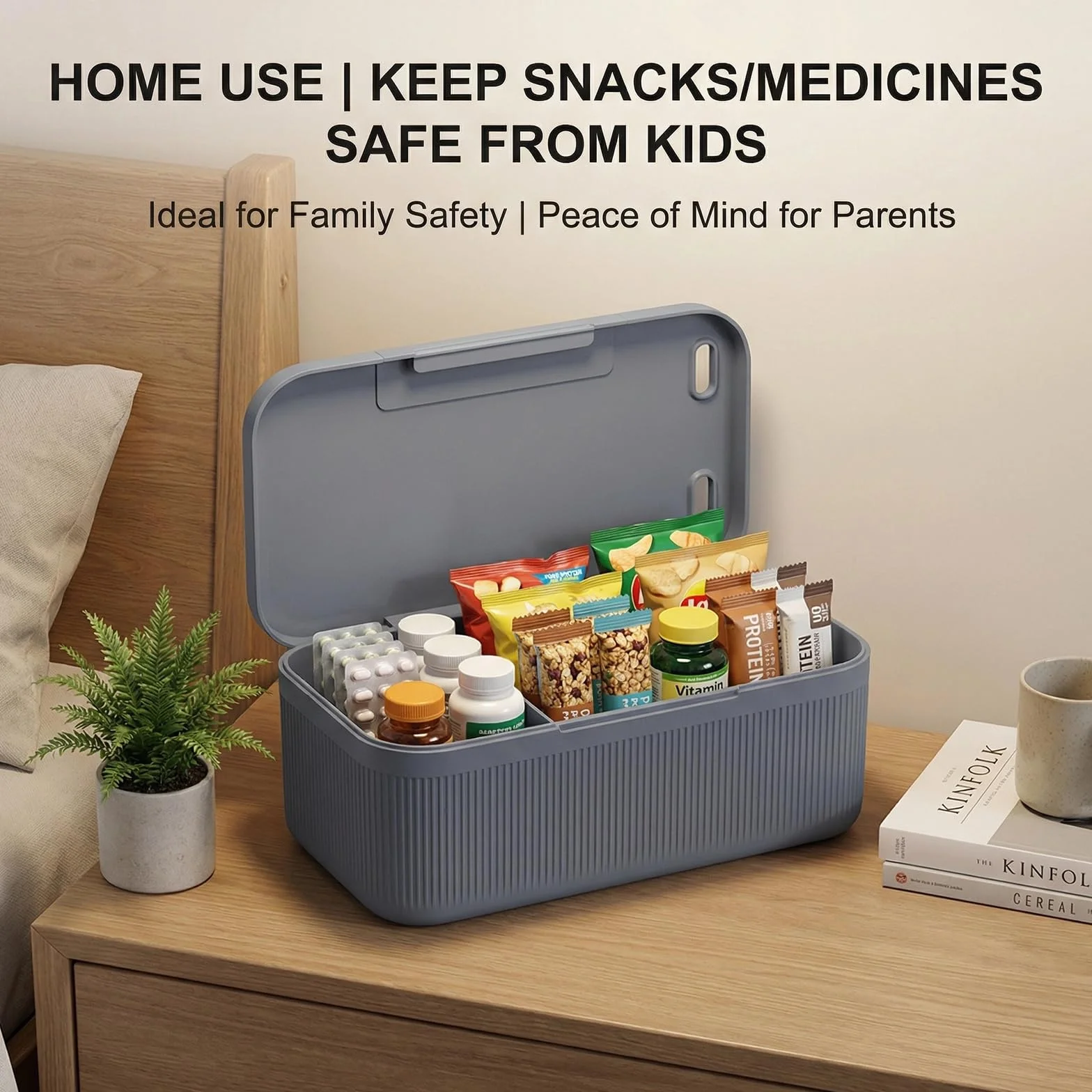 Safe Timed Lock Box, cassaforte per cellulare con timer, carcere cellulare, blocco del tempo, contenitore con 2 modalità di lavoro, gestione della dipendenza, scatole autodisciplina, per medicinali