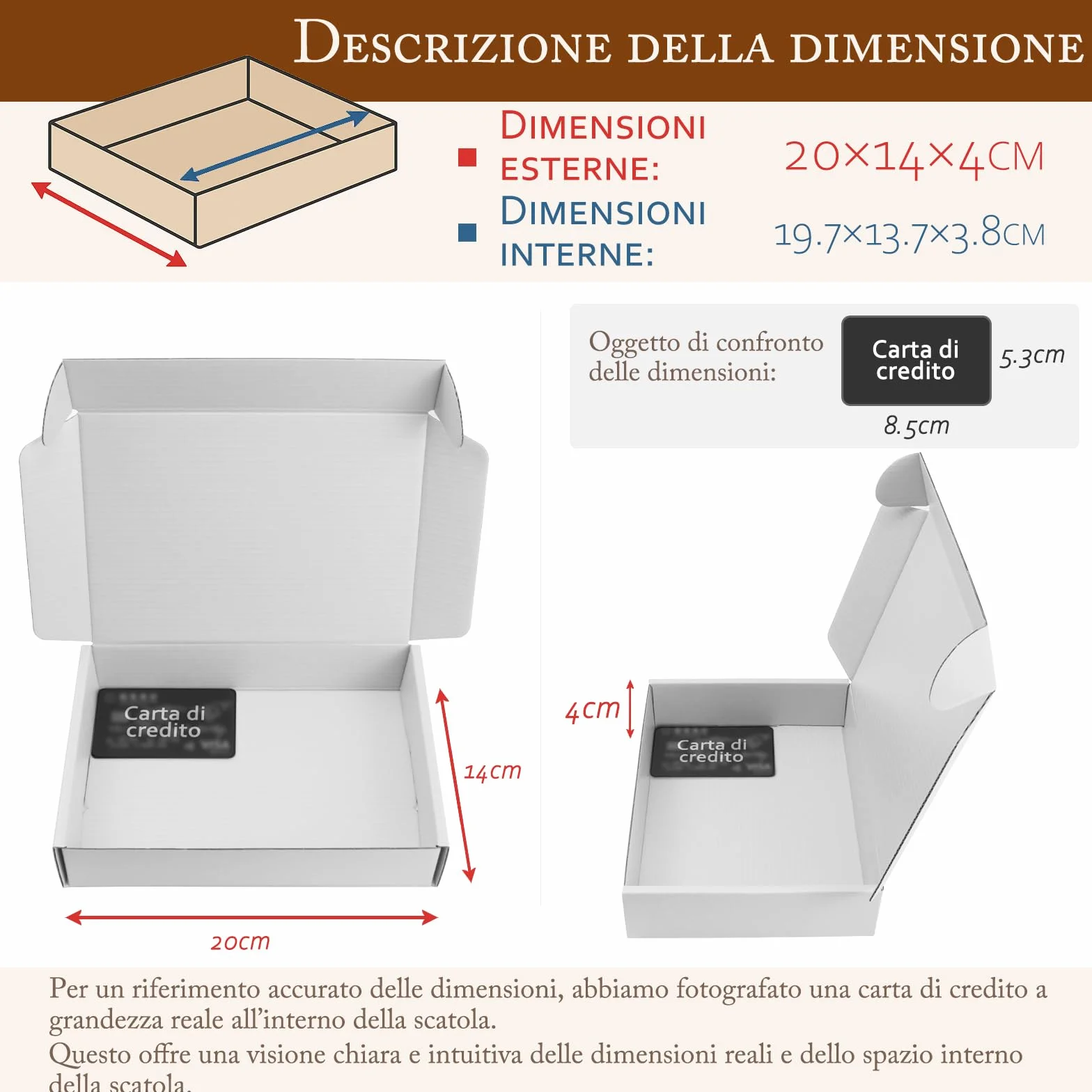 20 x 14 x 4 cm Scatola postale pieghevole nera – cartone riciclabile – nero dentro e fuori – per gioielli, cioccolatini, hobby creativi e regali – confezione da 25