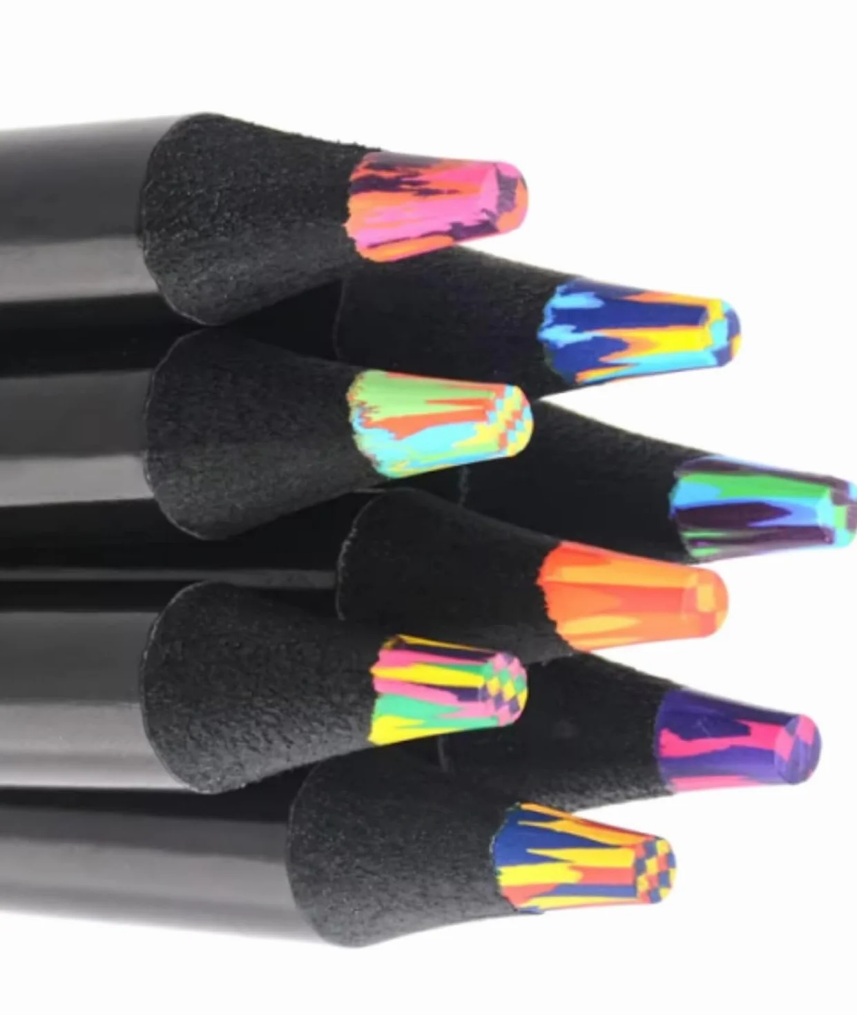 Matite Arcobaleno a 8 Colori Jumbo per Colorare e Disegnare Materiale Scolastico e Artistico