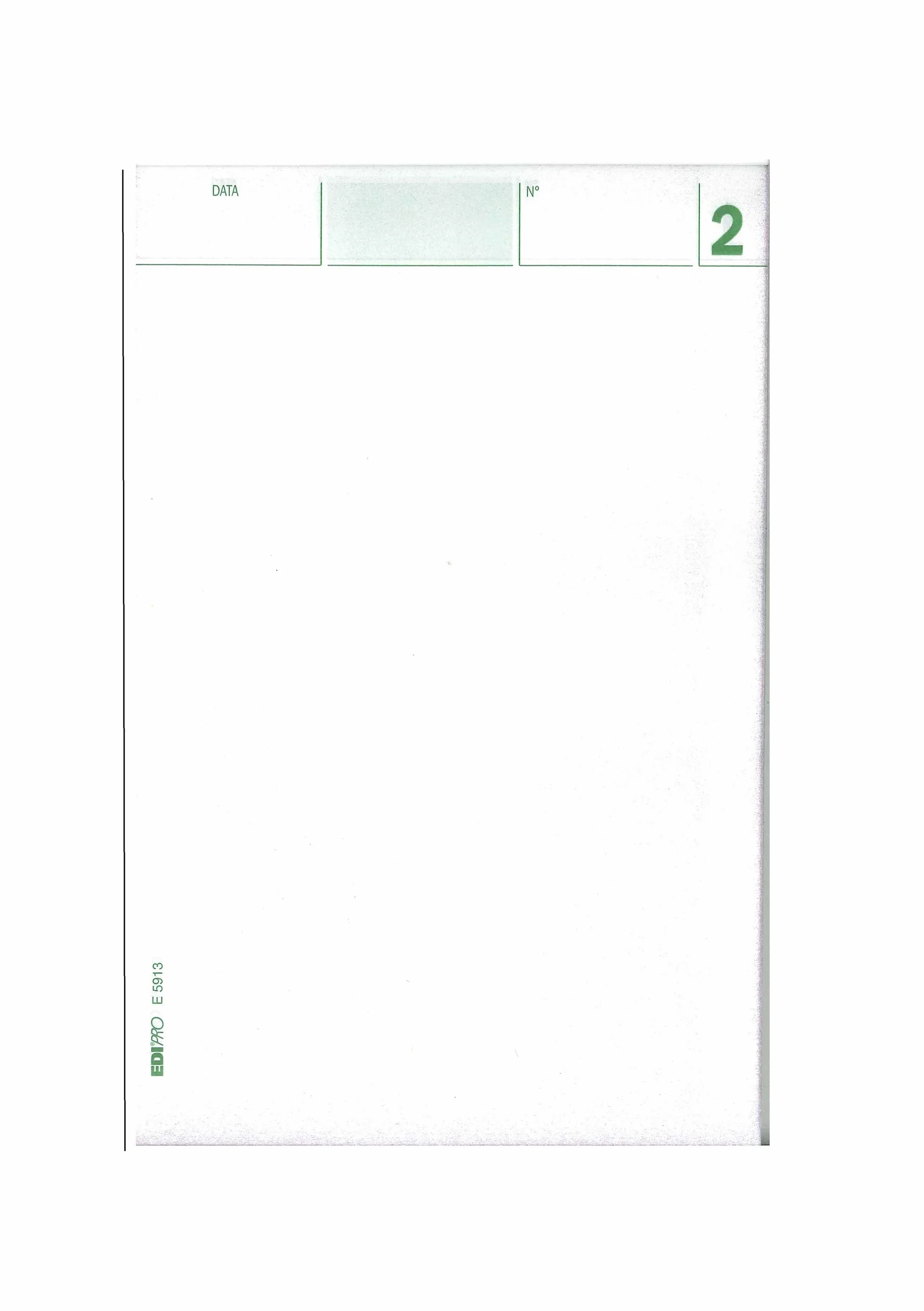 Blocchi Comande Da 25 Fogli x 2 Copie Autoricalcanti ORIGINALI Edipro' FIE5913 - Confezione 50