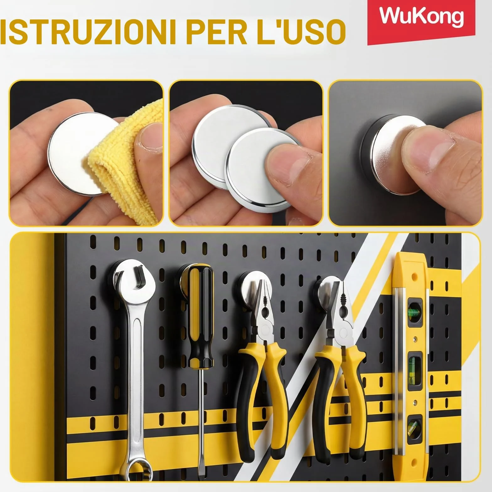 Magneti Neodimio 8x3mm 30 Pezzi per Frigorifero Ufficio Lavagne
