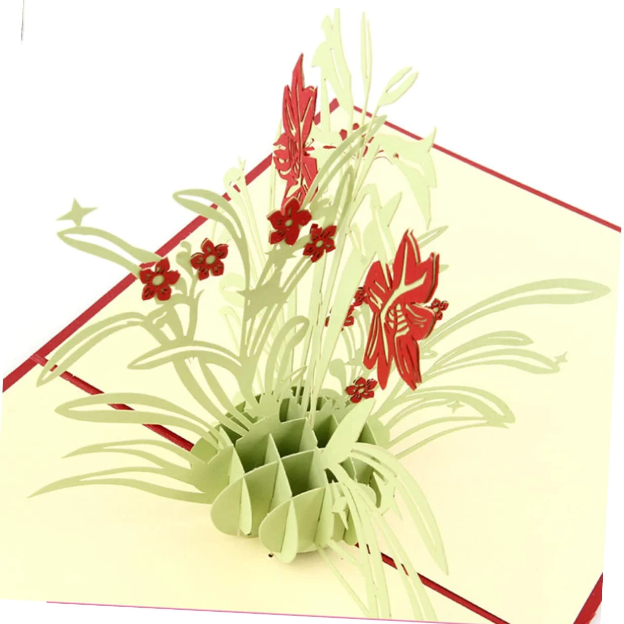 3 Set Di Biglietti Dauguri Con Narcisi in Busta 3d Per Compleanni Matrimoni Anniversari E Occasioni Di Laurea 2 Pezzi * 3