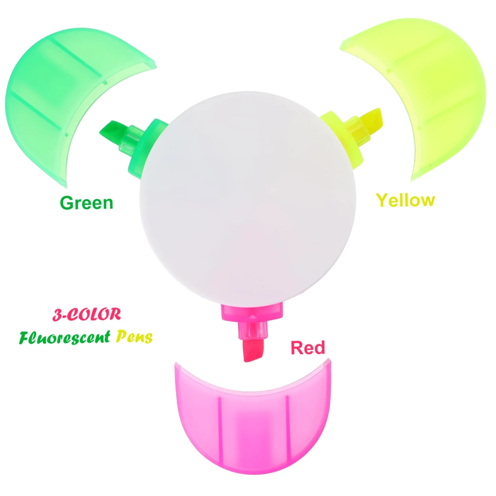 DOITOOL 3 Set Evidenziatori Penne Fluorescenti Per Journaling Design E Compatto Per Decorazioni 5 Pezzi * 3