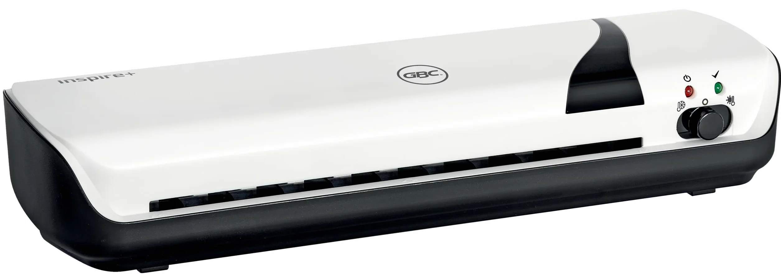 GBC Inspire+/Rexel Style 2104511 - Laminatrice A4, con 5 buste per plastificazione a freddo e termica, formato A4, tempo di riscaldamento rapido di 4 minuti, ideale per casa e ufficio, colore: bianco