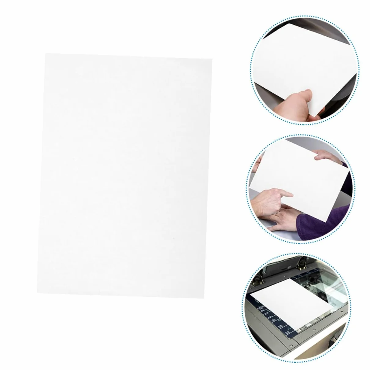 Carta per Etichette Autoadesive A4 100 Fogli Bianco | Carta Termica Autoadesiva, Uso Multiuso per Casa e Prezzo, Superficie Resistente ai Graffi