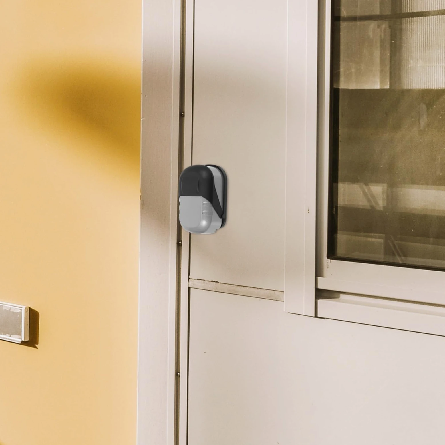 Cassetta Portachiavi con Combinazione a Codice, Struttura in Lega di Alluminio e Acciaio, Copertura, Grande Capacità, Design da Parete per Garage e Ufficio