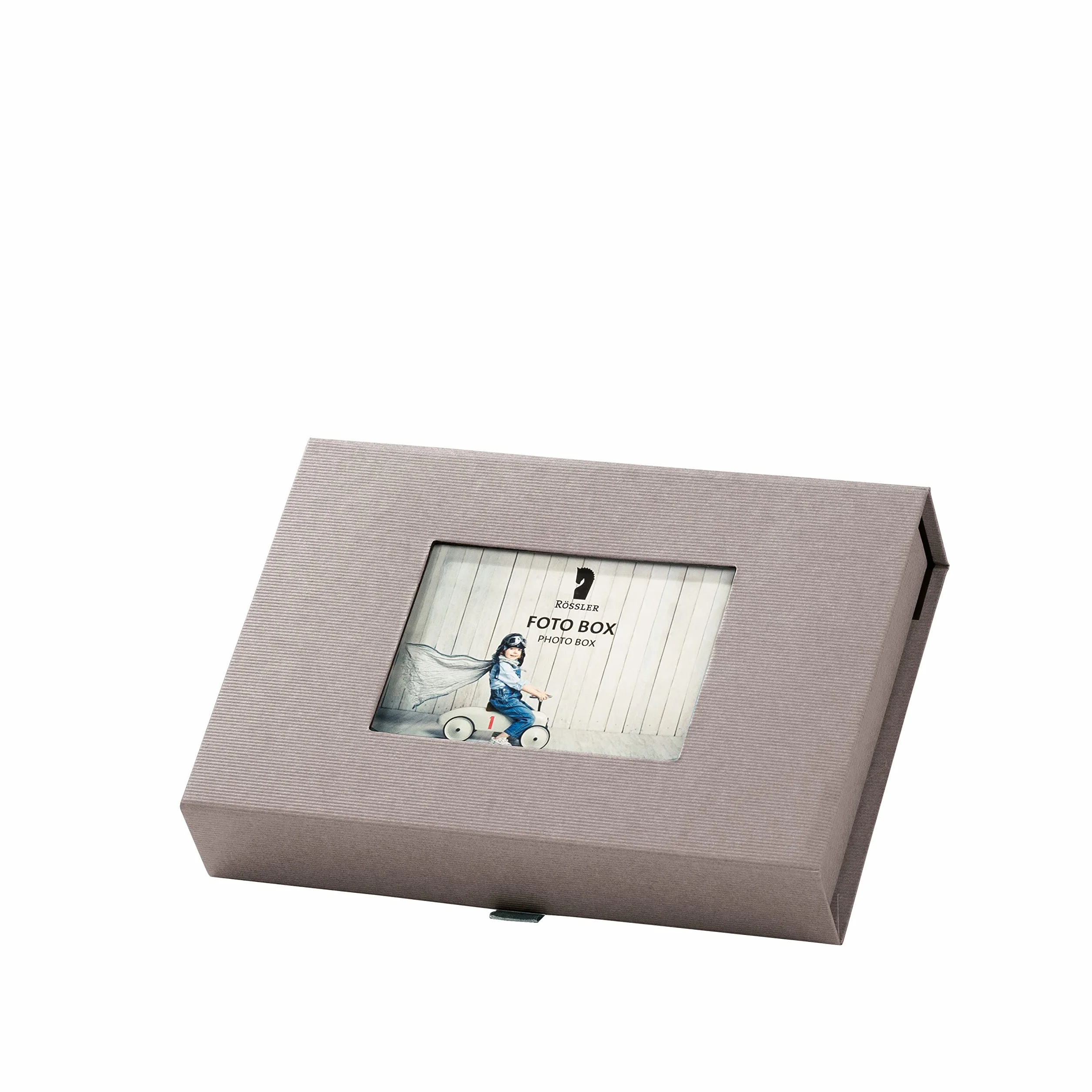 Rössler Scatola per foto con supporto 13 x 18 cm Taupe 203 x 45 x 147 mm
