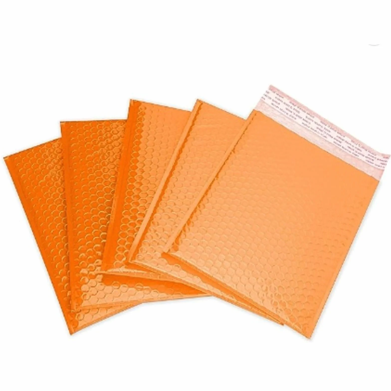 Buste imbottite autosigillanti, Buste imbottite autosigillanti con bolle d'aria, 50 pezzi, multicolore, diverse misure(Orange,15 * 18cm)
