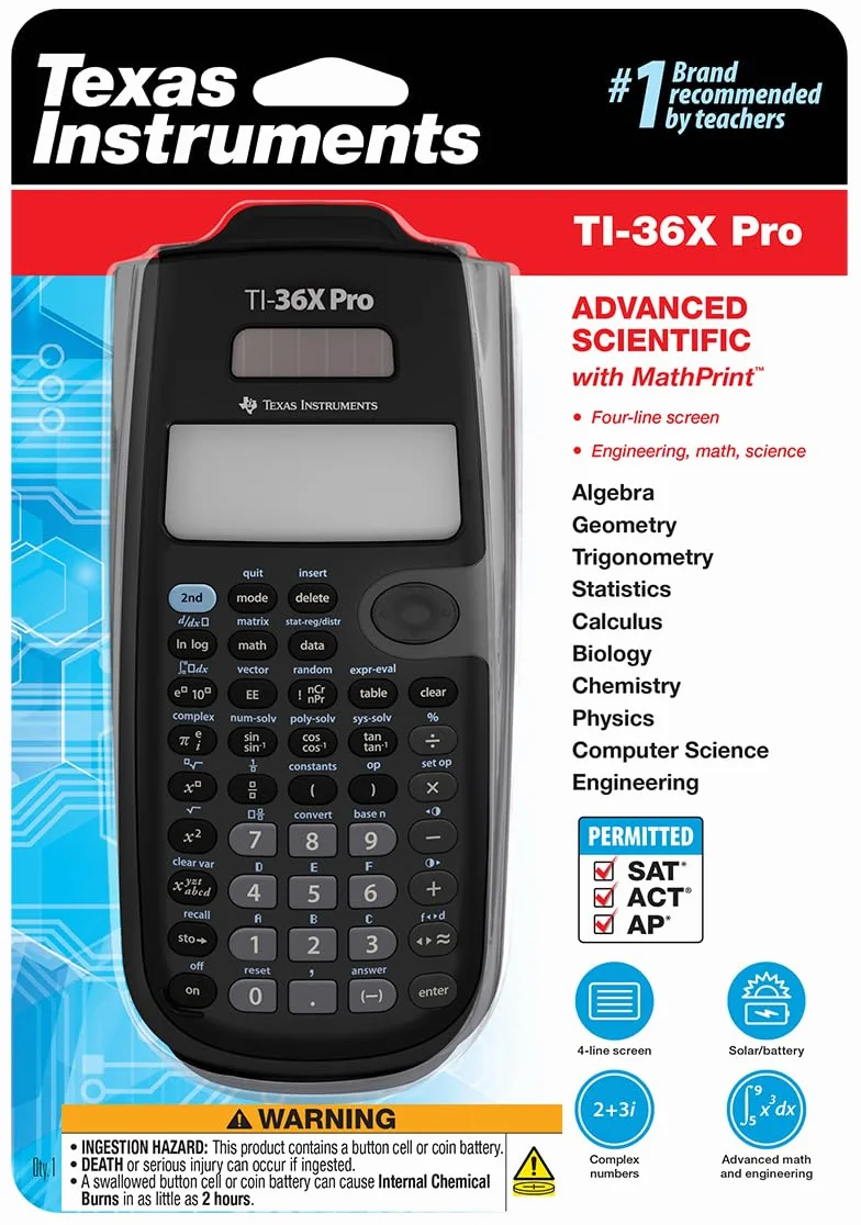 Texas Instruments TI 36 X PRO Calcolatrice