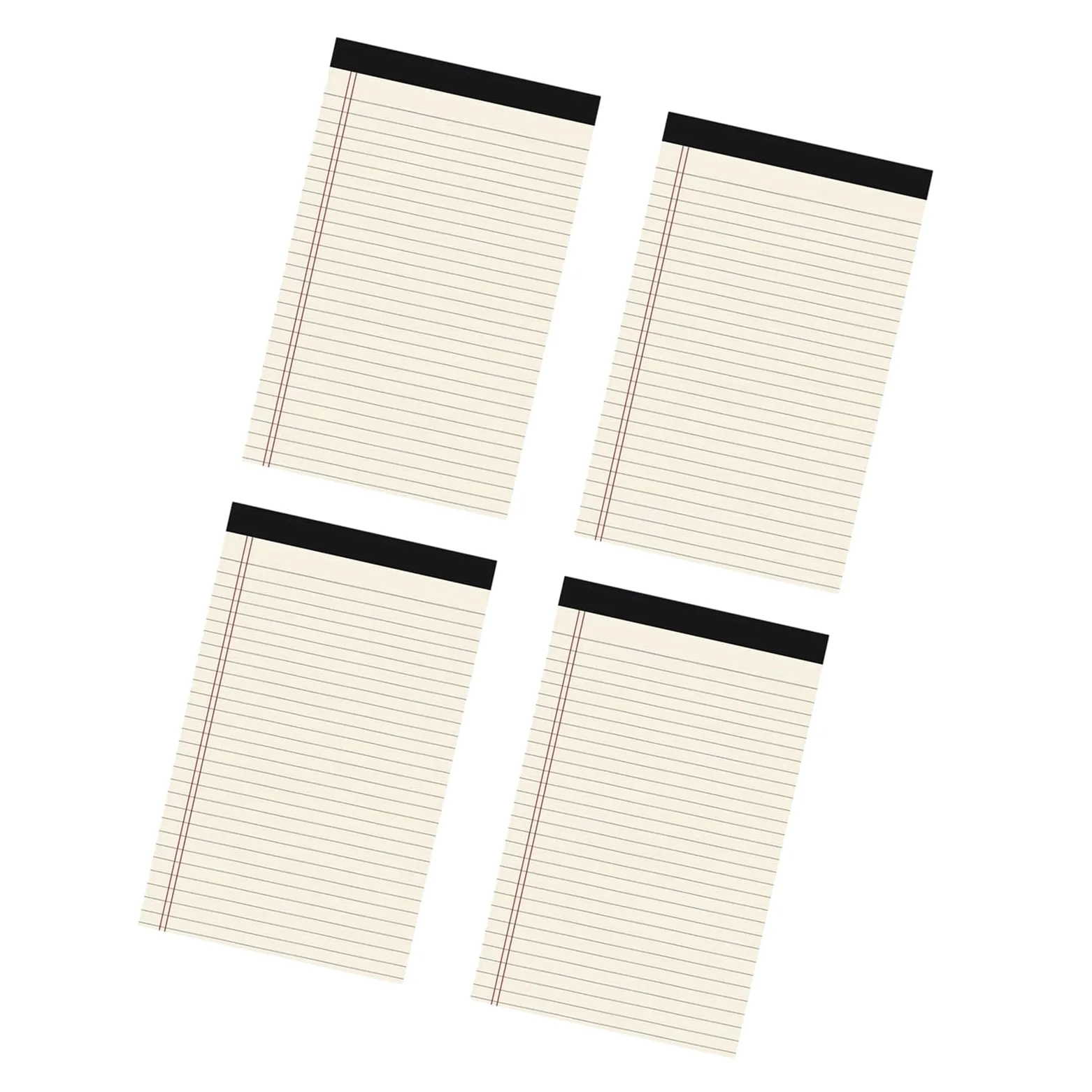 4 pezzi piccole immagini note note fogli di accordatura a lacrime pad legale tasche foderate taccuino per appunti per ricordare pad legale tappo a goccia carta da scrittura