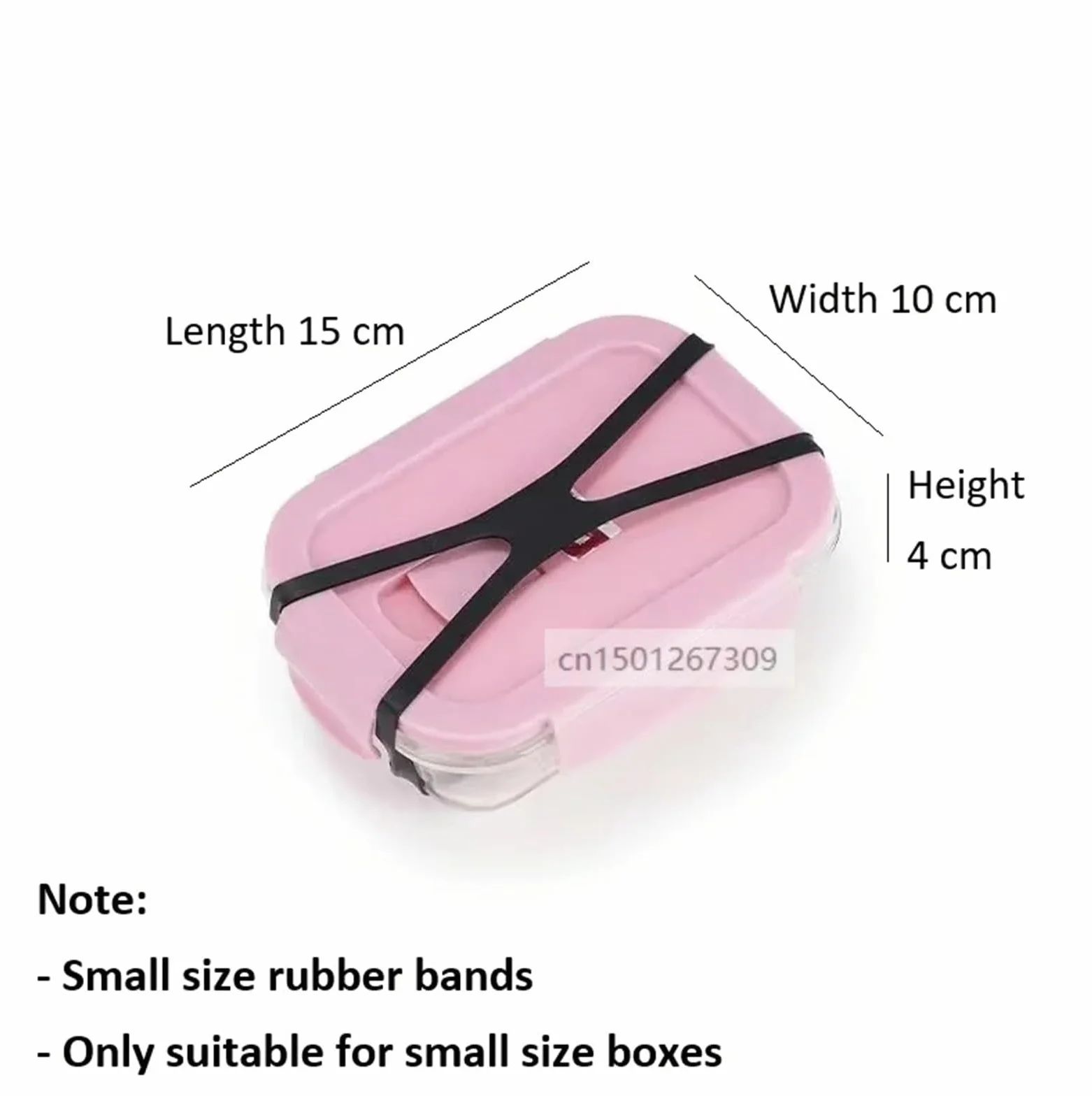 Elastici in silicone 8 pezzi in gomma neri H di piccole dimensioni X Gomme siliconiche stile croce