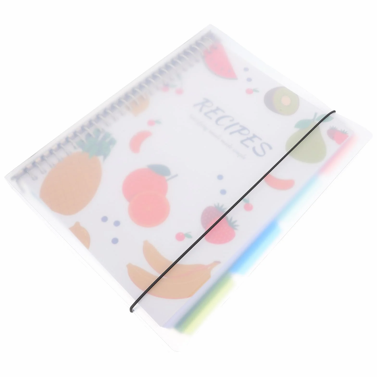 Lurrose Quaderno di Pianificazione Ricette Copertina Rigida, Raccoglitore per Ricette Fai da Te, Planner Cucina Pagine Resistenti e Sezioni Prestampate per Uso Domestico