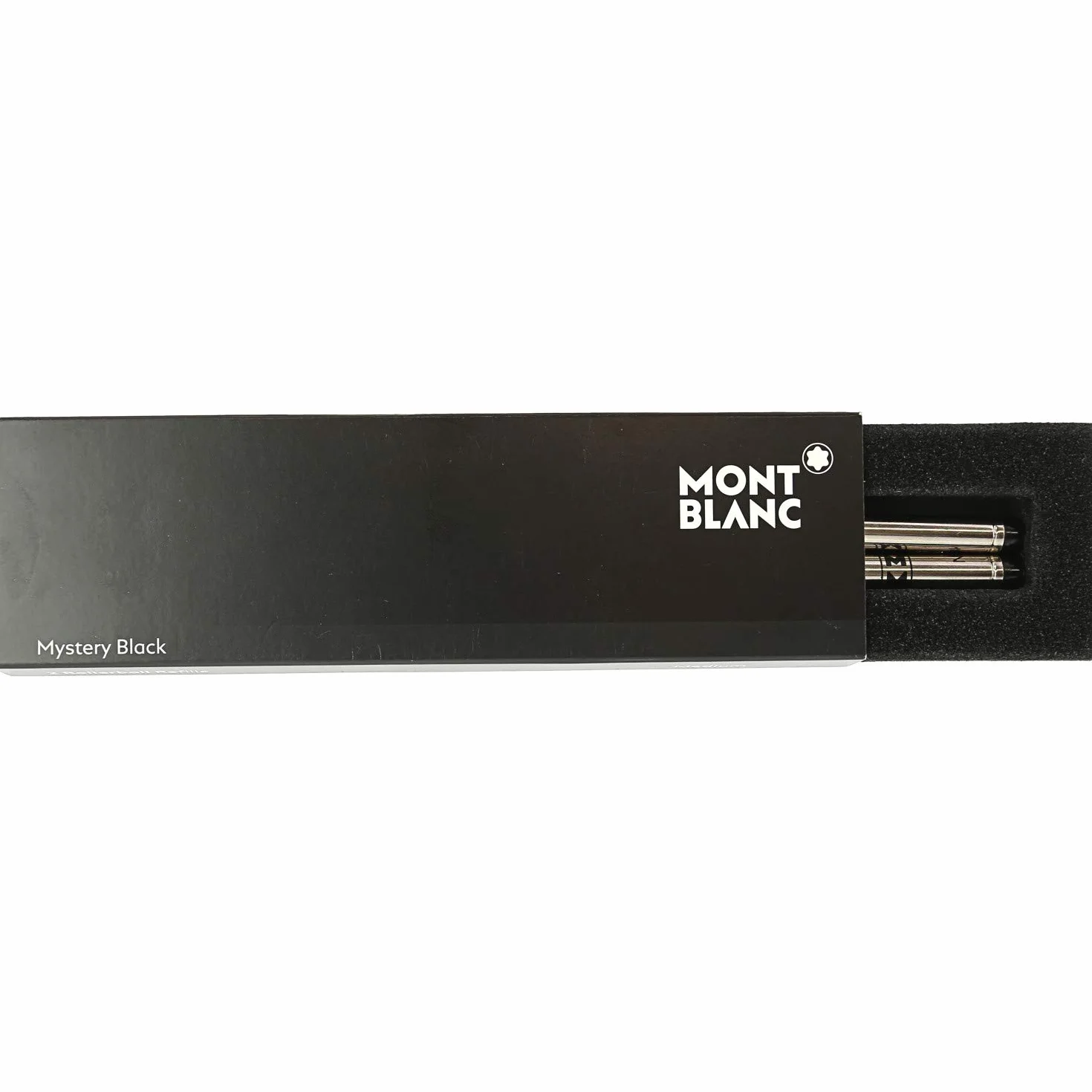 Montblanc 105158 Refill (M) Mystery Black, 2 sztuki