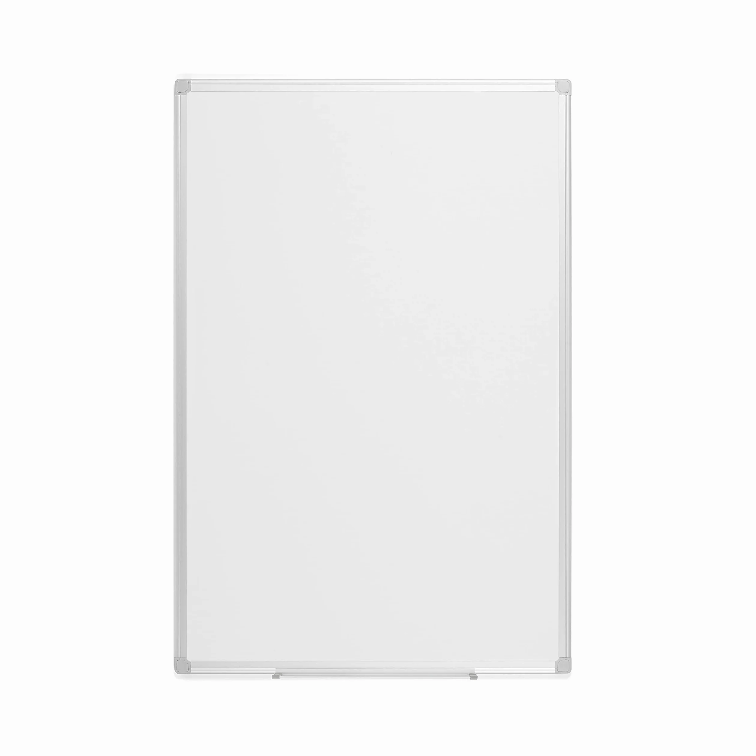 Bi-Office Lavagna Bianca Earth, Lavagna Ecologica Magnetica, Superficie In Acciaio Smaltato, Magnetica ed Cancellabile a Secco Con Cornice In Alluminio, 90 x 60 cm