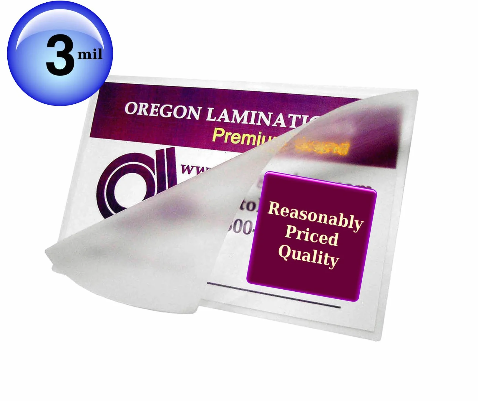Bestlam Hot Pouches 3 mil 18 x 24 Map Dimensioni trasparente lucida 100 pouches Clear.