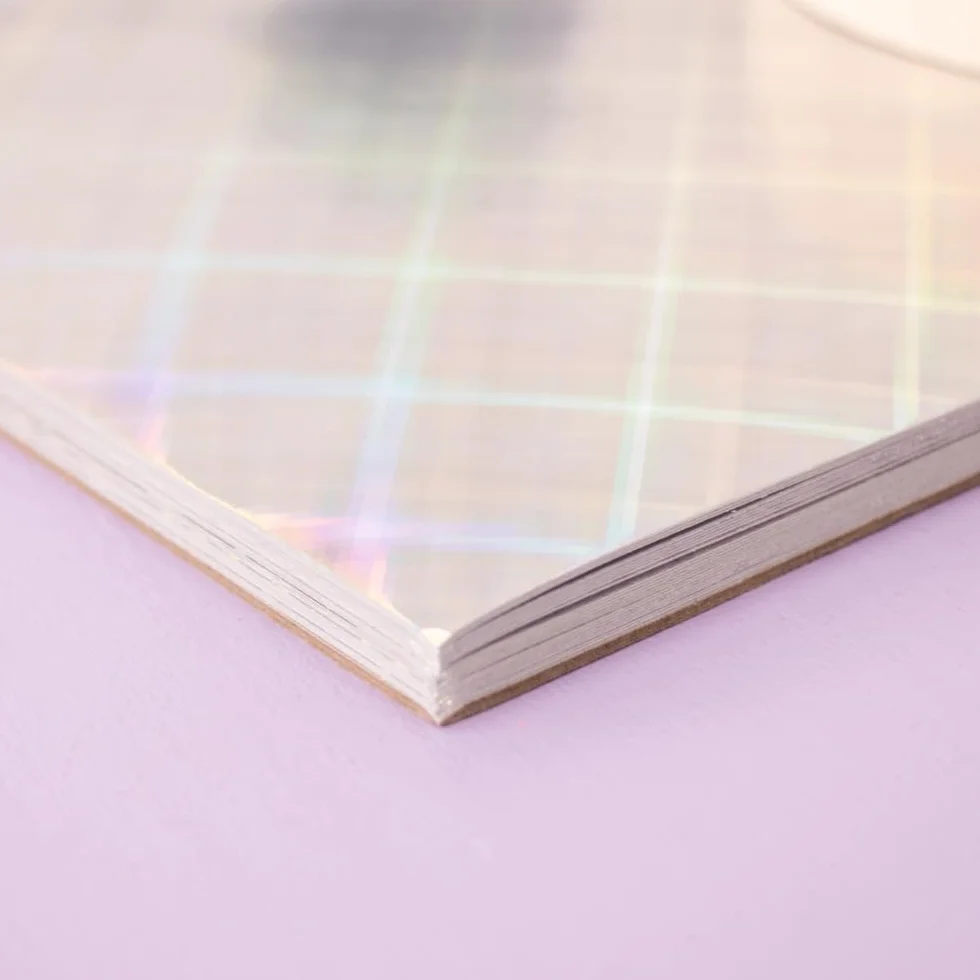 Craftelier Cartoncino Olografico 190gsm 24 Fogli 15,24 x 20,32 cm Carta Riflettente per Scrapbooking