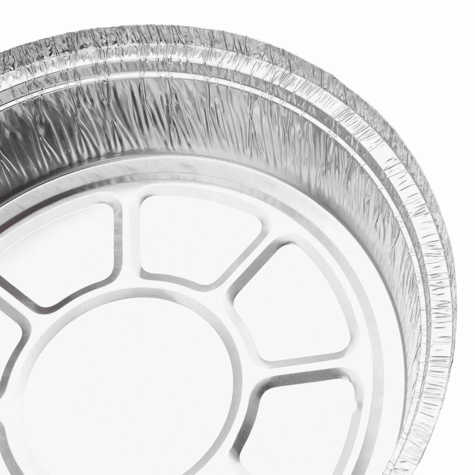 Teglie USA E Getta Rotonde Alluminio 18 cm 630 ml per Forno Grigliate Torte Quiche