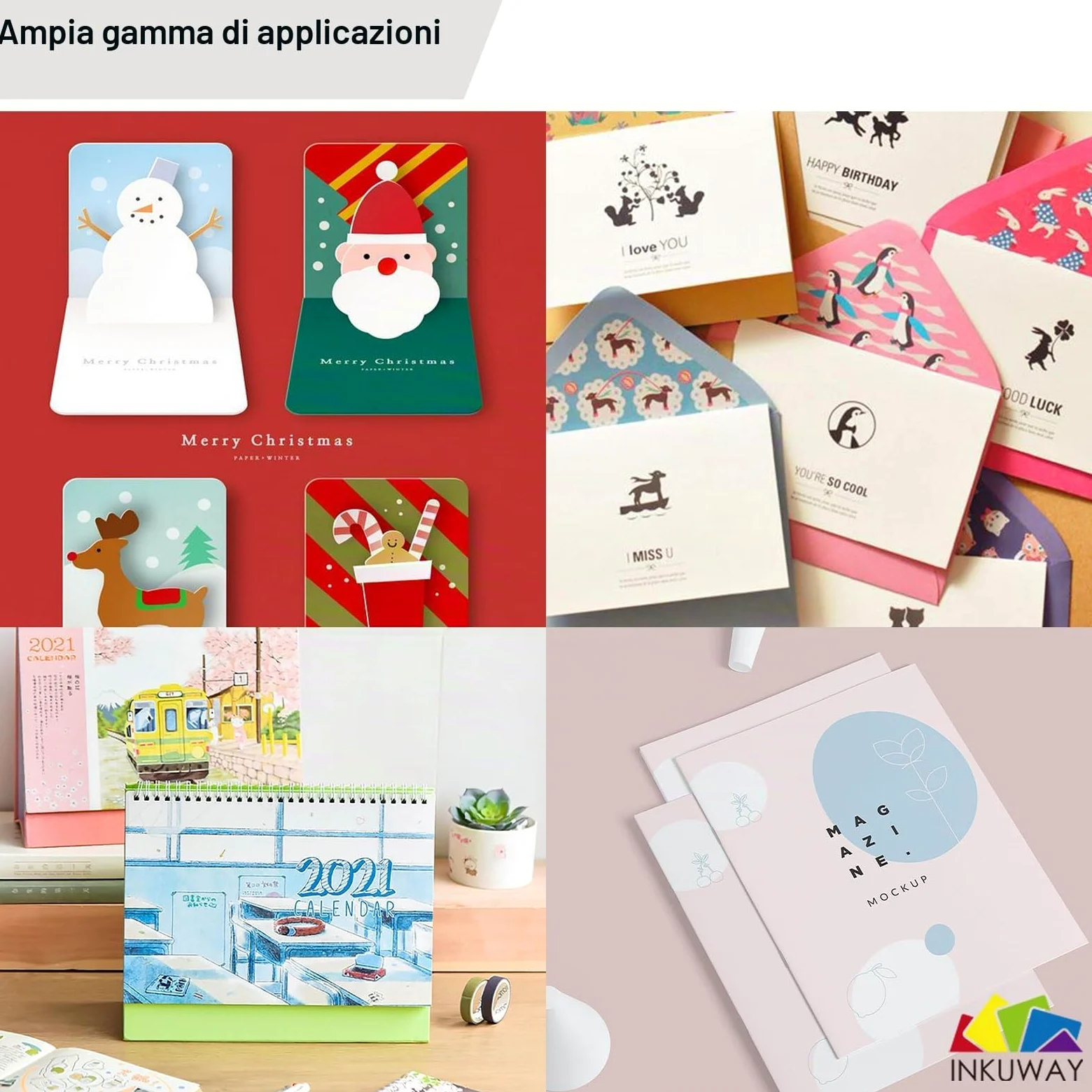 A4 da 300 g/m² Carta fotografica spessa e pesante opaca opaca su entrambi i lati – Carta per getto d'inchiostro stampabile per menu (A4 opaca 300 g/m² x 100 fogli)