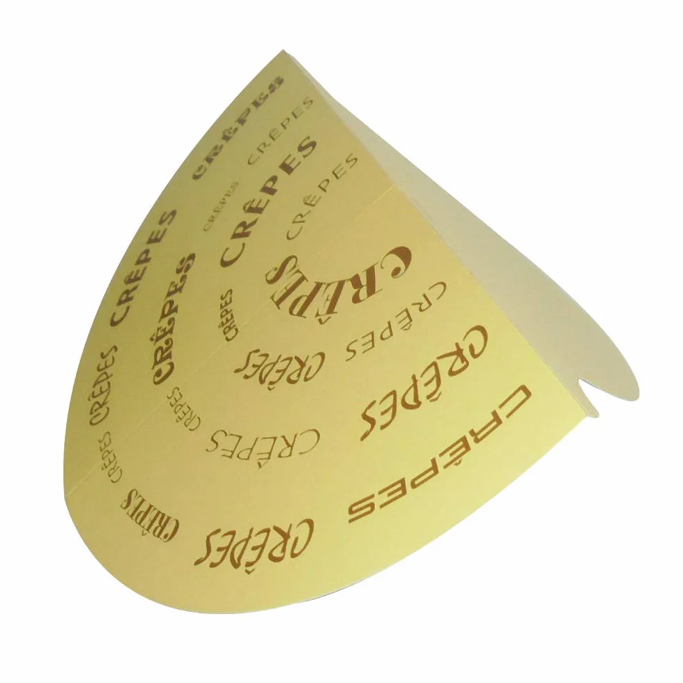 Astuccio Porta Crepe Pieghevole in Carta Alimentare PZ 100 Take Away