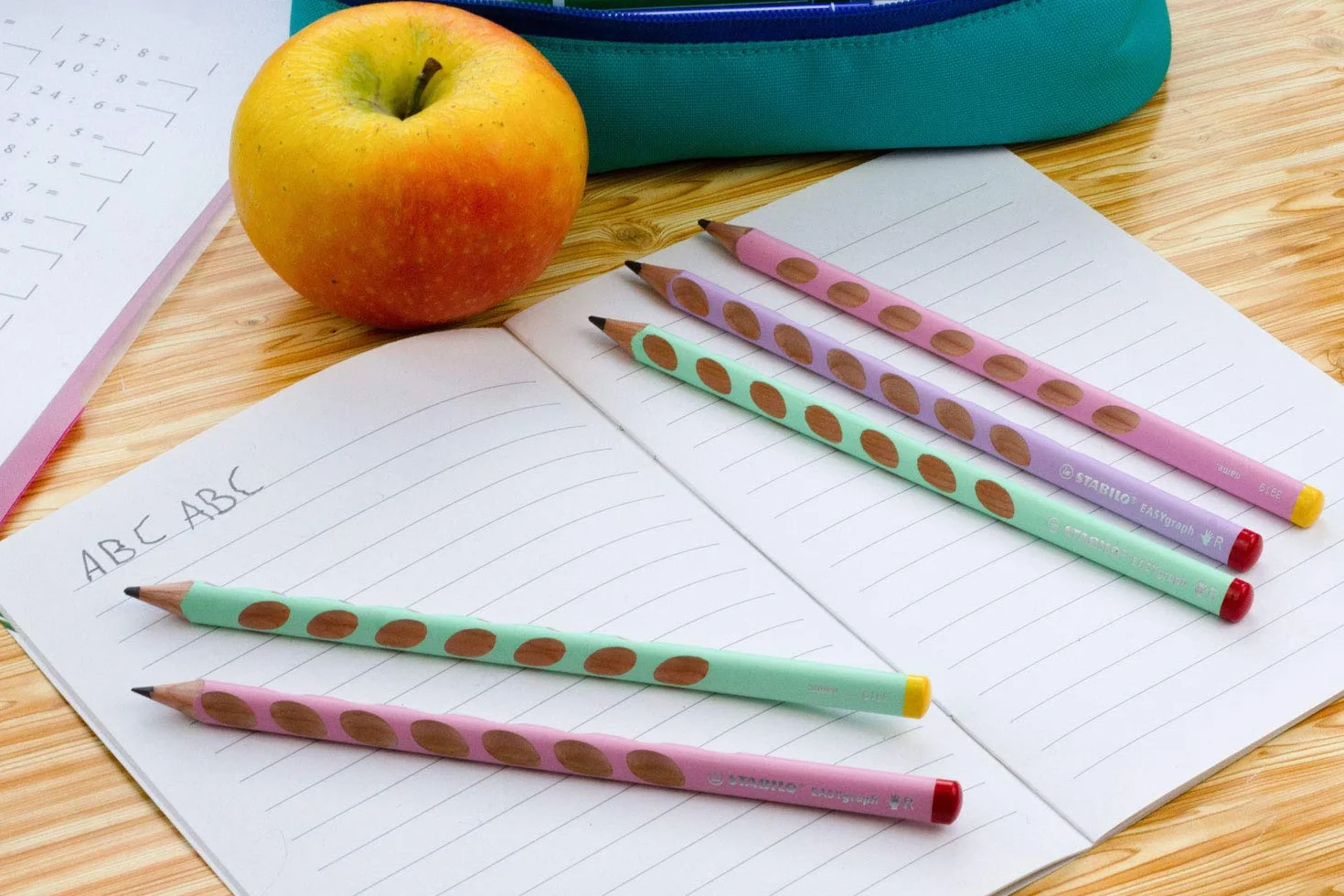 STABILO EASYgraph Matita Ergonomica Triangolare per Destrimani Pastel Confezione da 6 HB