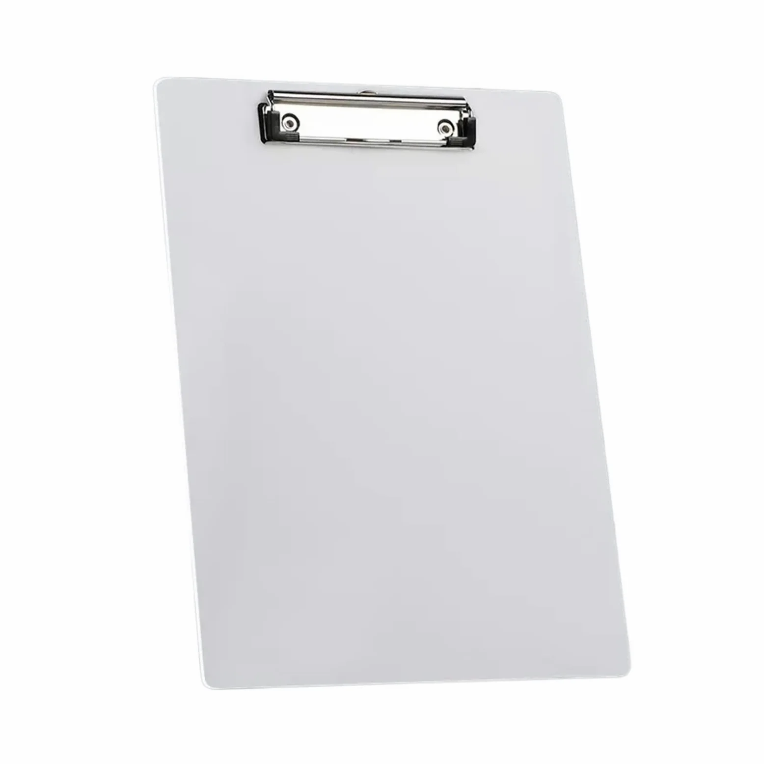 Tavoletta Portablocco Cartella A4 ispessita da 20 pezzi con cartella in plastica for l'organizzazione dei dati in plastica con fermaglio in acciaio inossidabile for scuola, ufficio e casa Clipboard Po