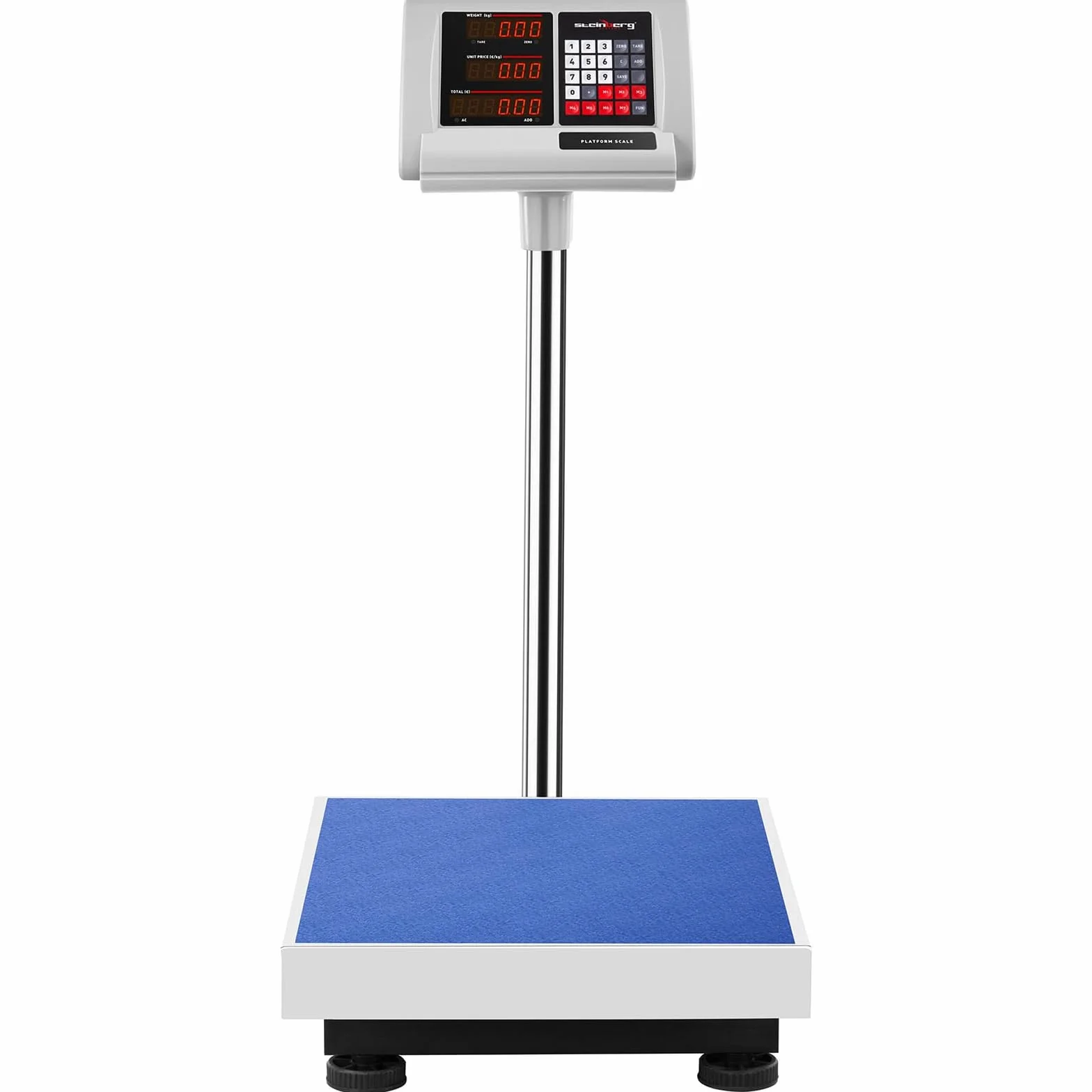 Steinberg Systems Bilancia a piattaforma Pesapacchi Professionale SBS-PF-150/10A 230 V 150 kg 10 g Acciaio Inox