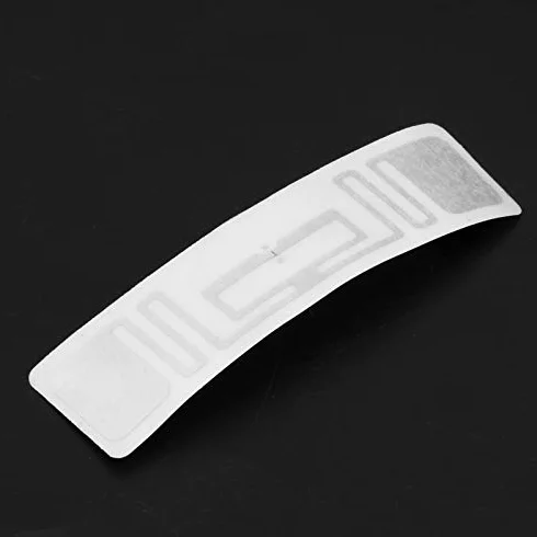 Etichette RFID UHF, 100 Pezzi 73x20mm 860 a 960 MHz UR108 Chip Etichetta di Identificazione Tag Elettronica Riutilizzabile Anti Contraffazione per la Gestione delle Risorse