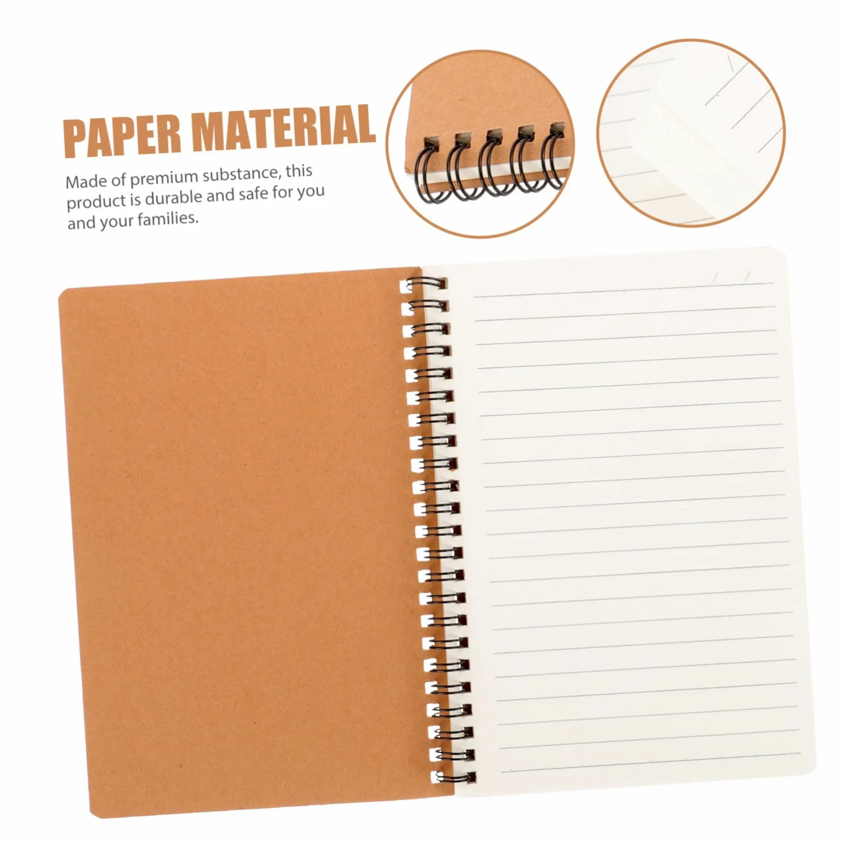 jojofuny 10pezzi Quaderno Spirale Diario Pagina Vuota Quaderno per Lista delle Cose Blocchi Note Vuoti Adatto per Studenti e Impiegati