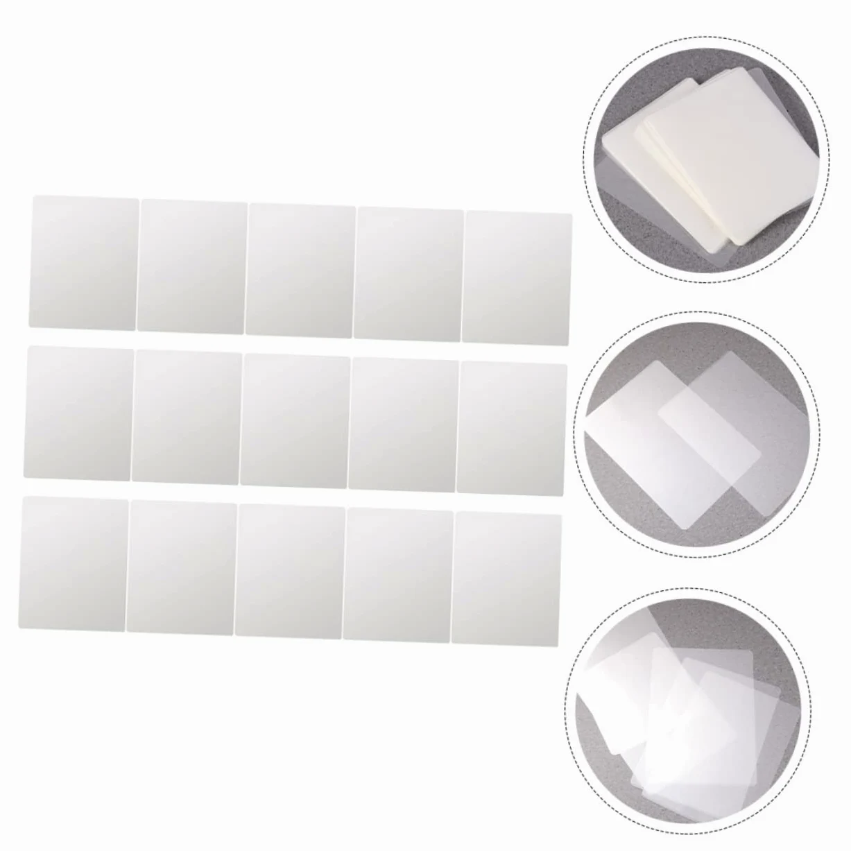 HOMSFOU 2 Set Pellicole Laminazione Foto Impermeabili Mil Trasparenti Per Documenti E Foto Protezione Resistente Sporco E Danni Compatibili Con Plastificatrici Domestiche 300 Pezzi * 2