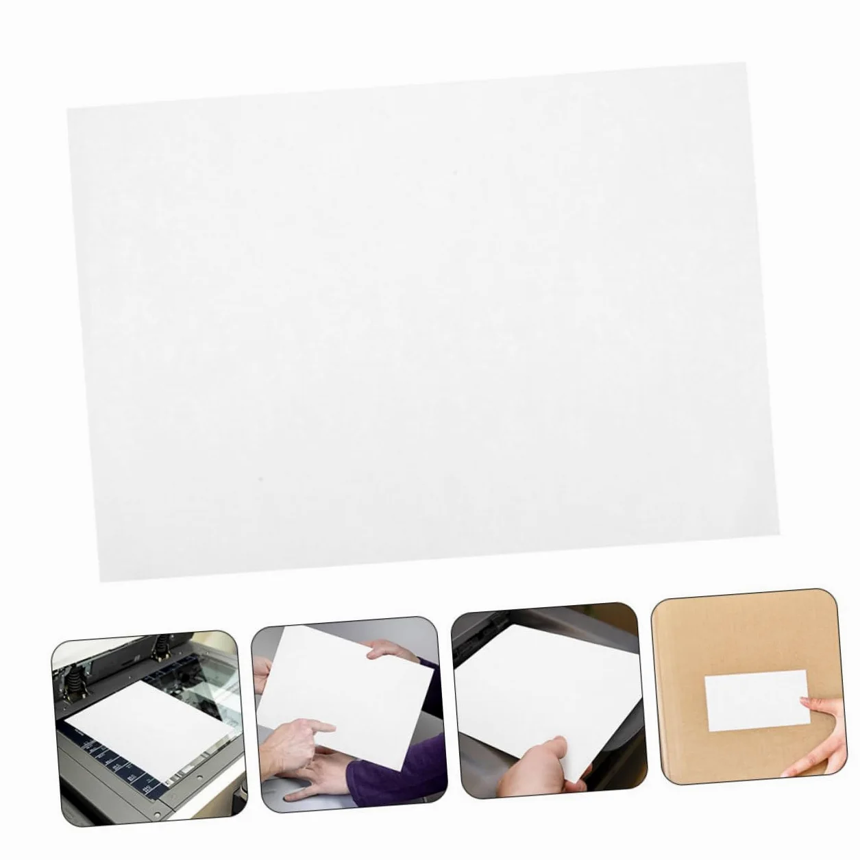 Etichette Adesive Stampabili 100 Fogli Carta Termosensibile Autoadesiva per Stampante Laser e Inkjet Applicazione Ufficio e Prezzo