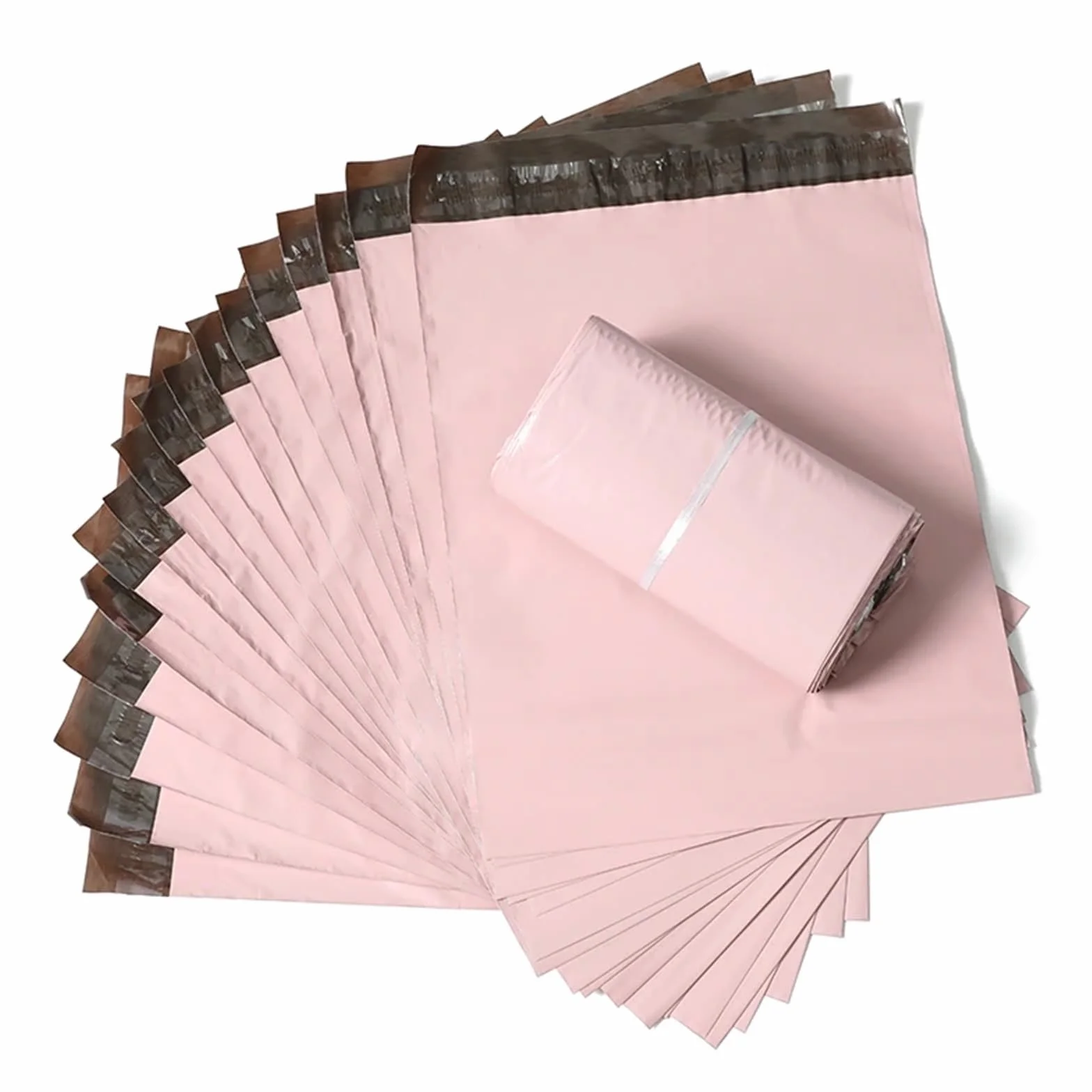 Sacchetti per Spedizioni in Plastica 50 Pz/pacco Borsa del Corriere Rosa Impermeabile Sacchetti di Posta Poli Busta di Imballaggio Abbigliamento Express Bag Mailer Borse di Spedizione Postale (Color