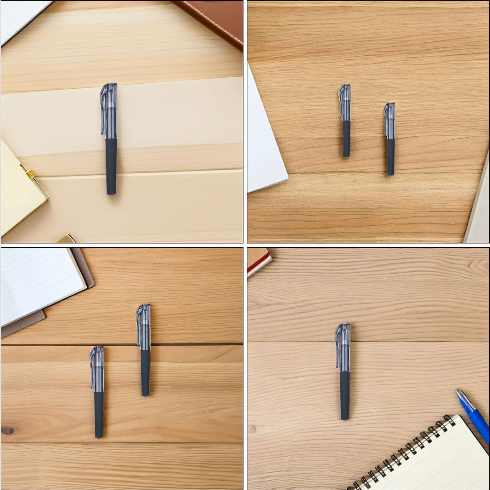 50 Penne Gel Nere Punta Fine 0,5 Mm, Penna Tascabile per Appunti e Scrittura di Precisione, Inchiostro ad Asciugatura Rapida per Scuola, Ufficio e Viaggi